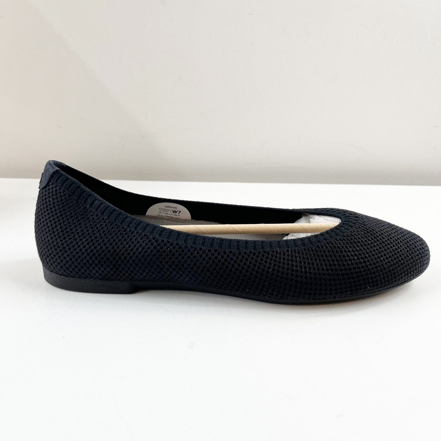 Allbirds Tree Breezer Point Ballet Knit Flats Black 7