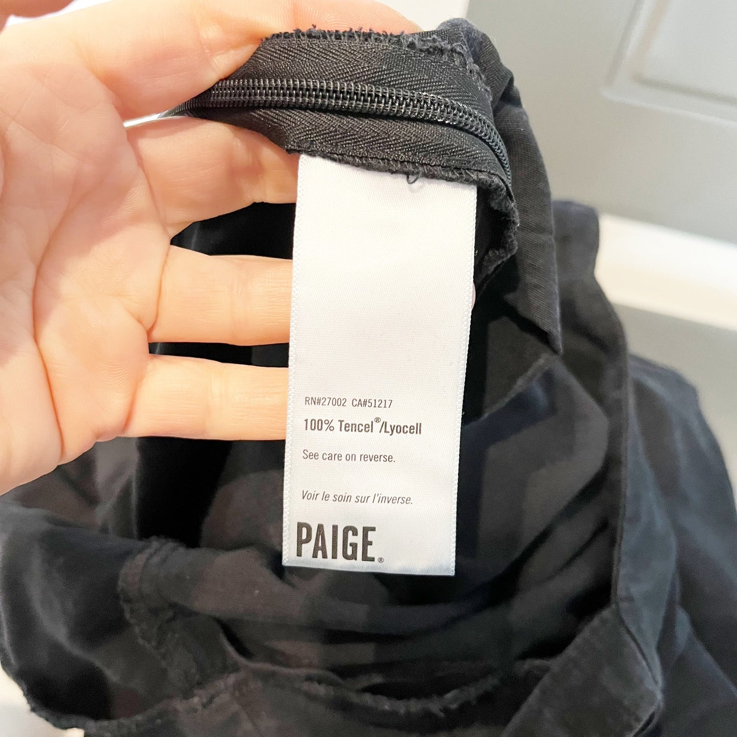 Paige Emma Sleeveless Sweetheart Neckline Belted Wide Leg Jumpsuit Black Large