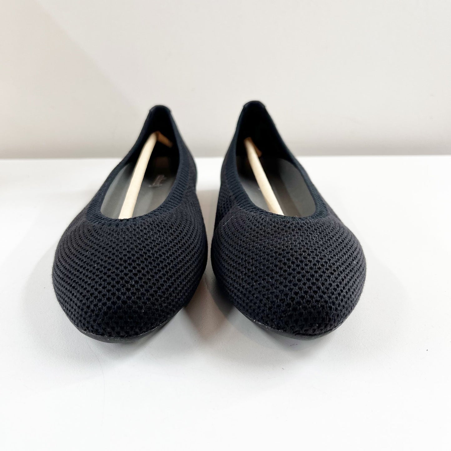 Allbirds Tree Breezer Point Ballet Knit Flats Black 7