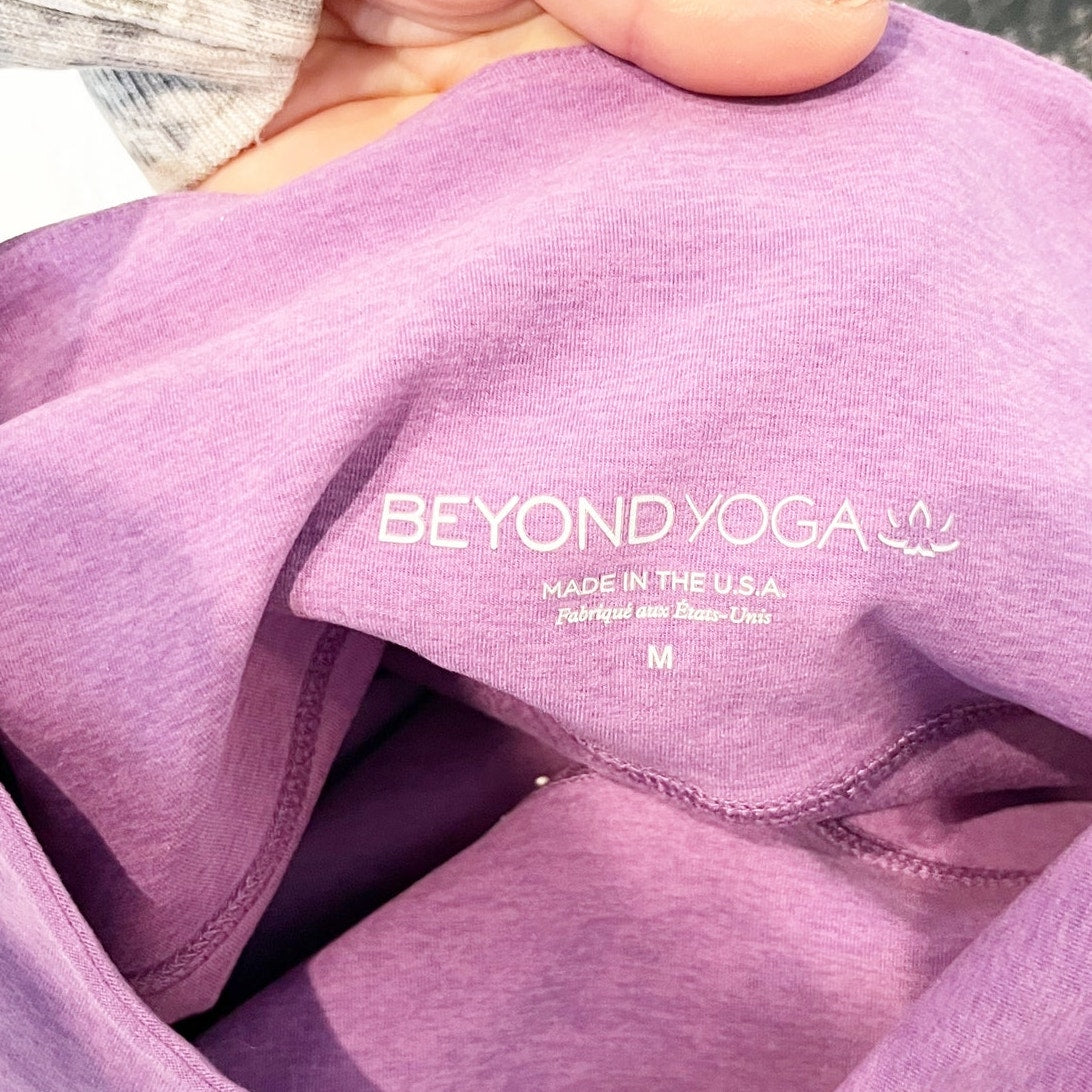 Beyond Yoga Spacedye Caught In The Midi High Rise Legging Lilac Petal Heather M