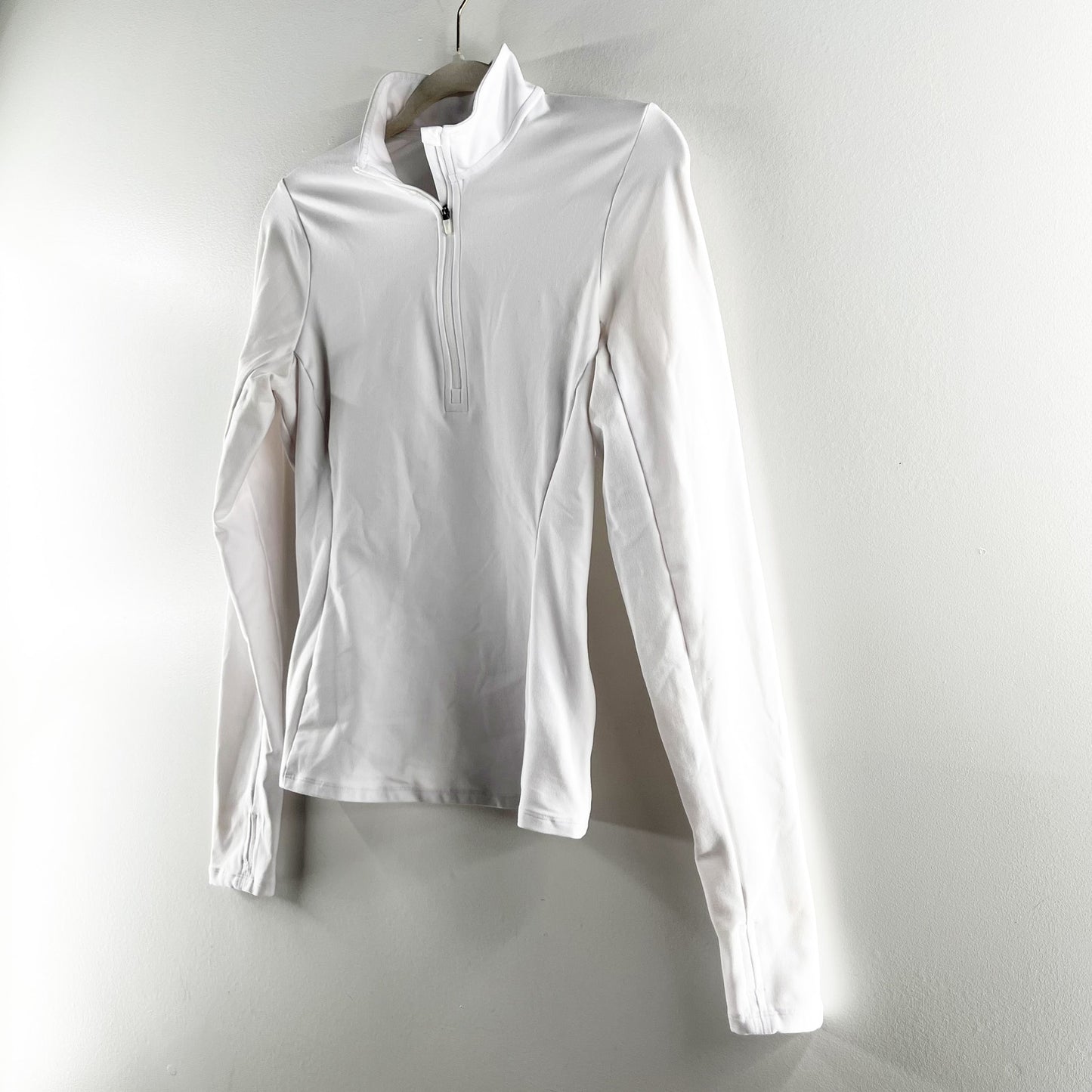 Alo Alosoft 1/2 Zip Rapid Pullover Jacket White Small