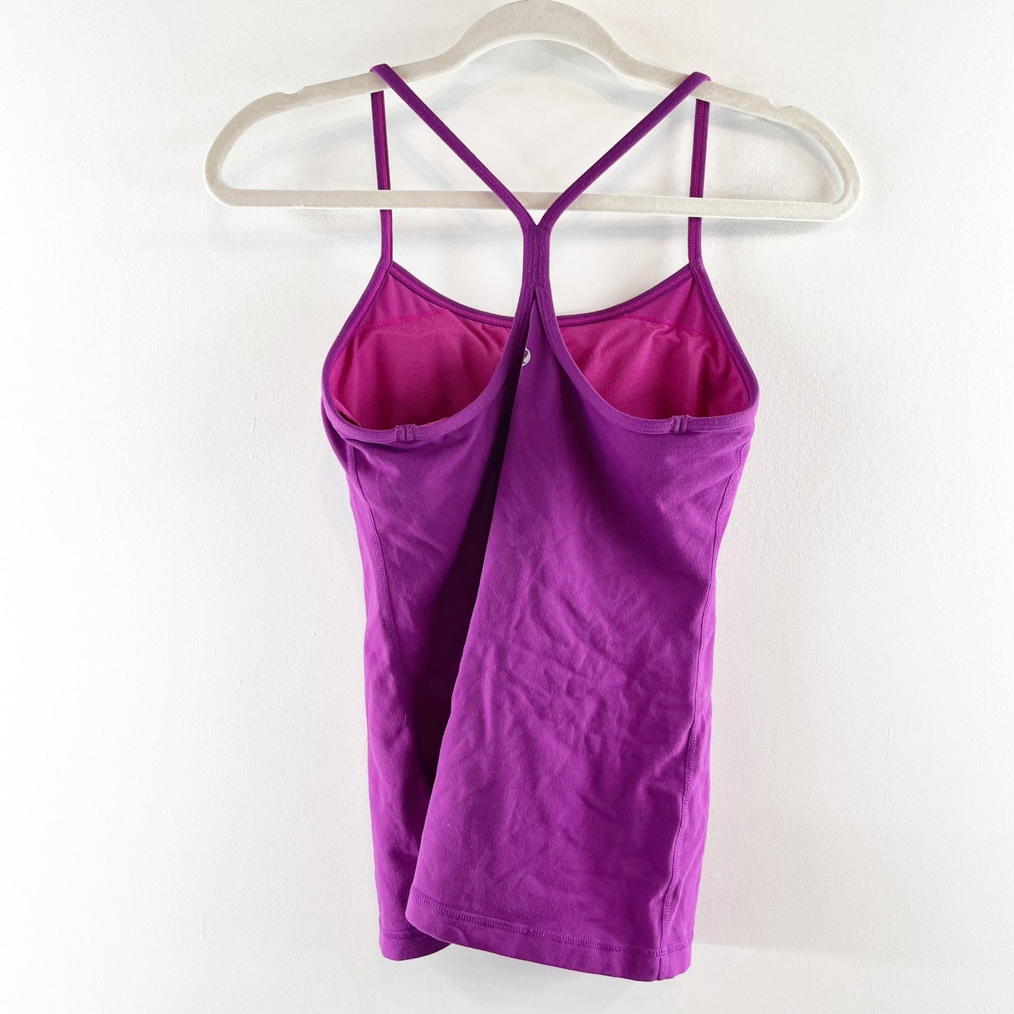Lululemon Power Y Racerback Built in Bra Tank Top Purple