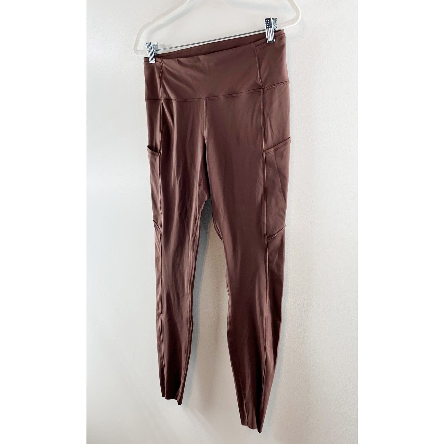 Lululemon Fast and Free Tight Leggings 28" Non-Reflective Brown Earth 10