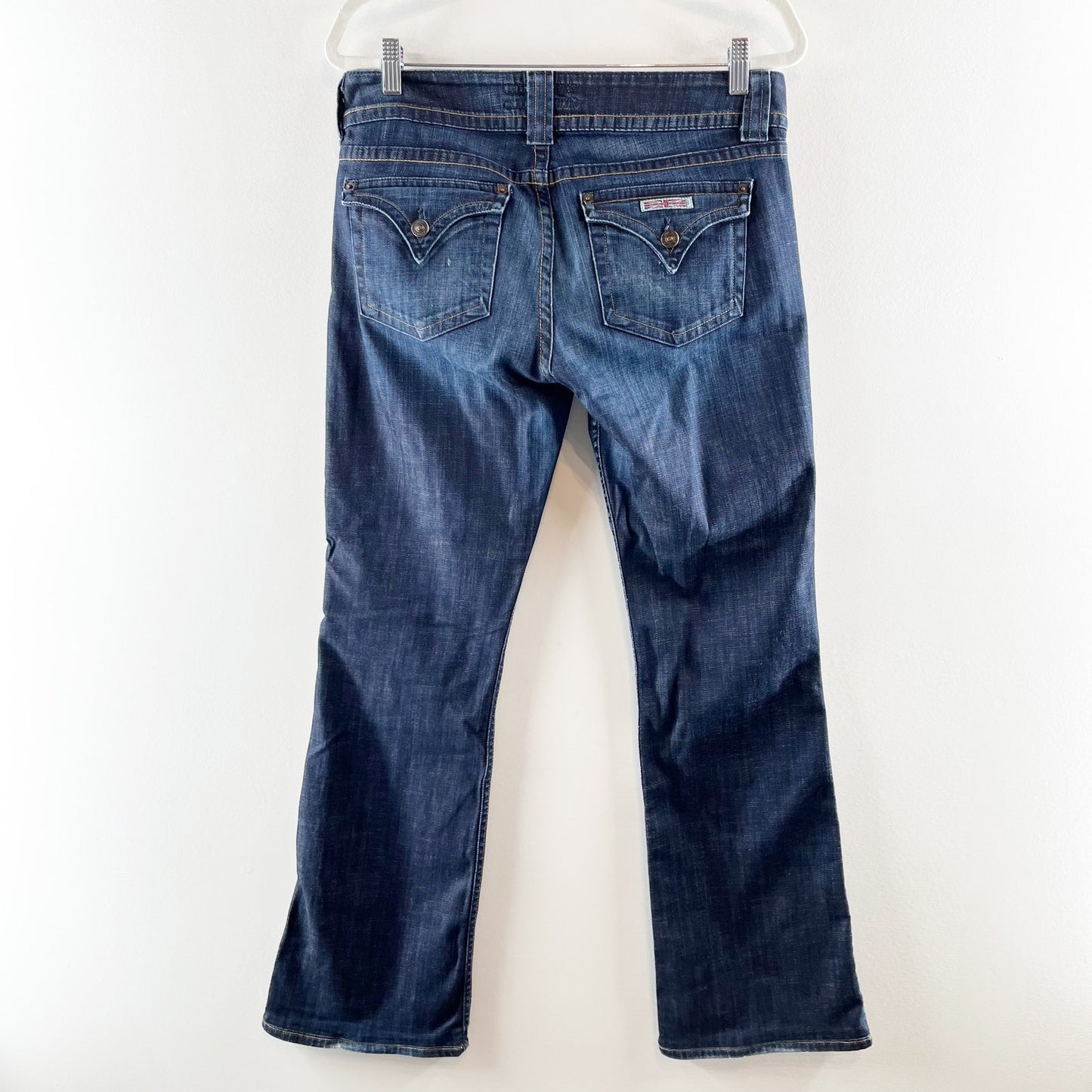 Hudson Double Button Front Denim Mid Rise Bootcut Jeans Blue 30 / 10