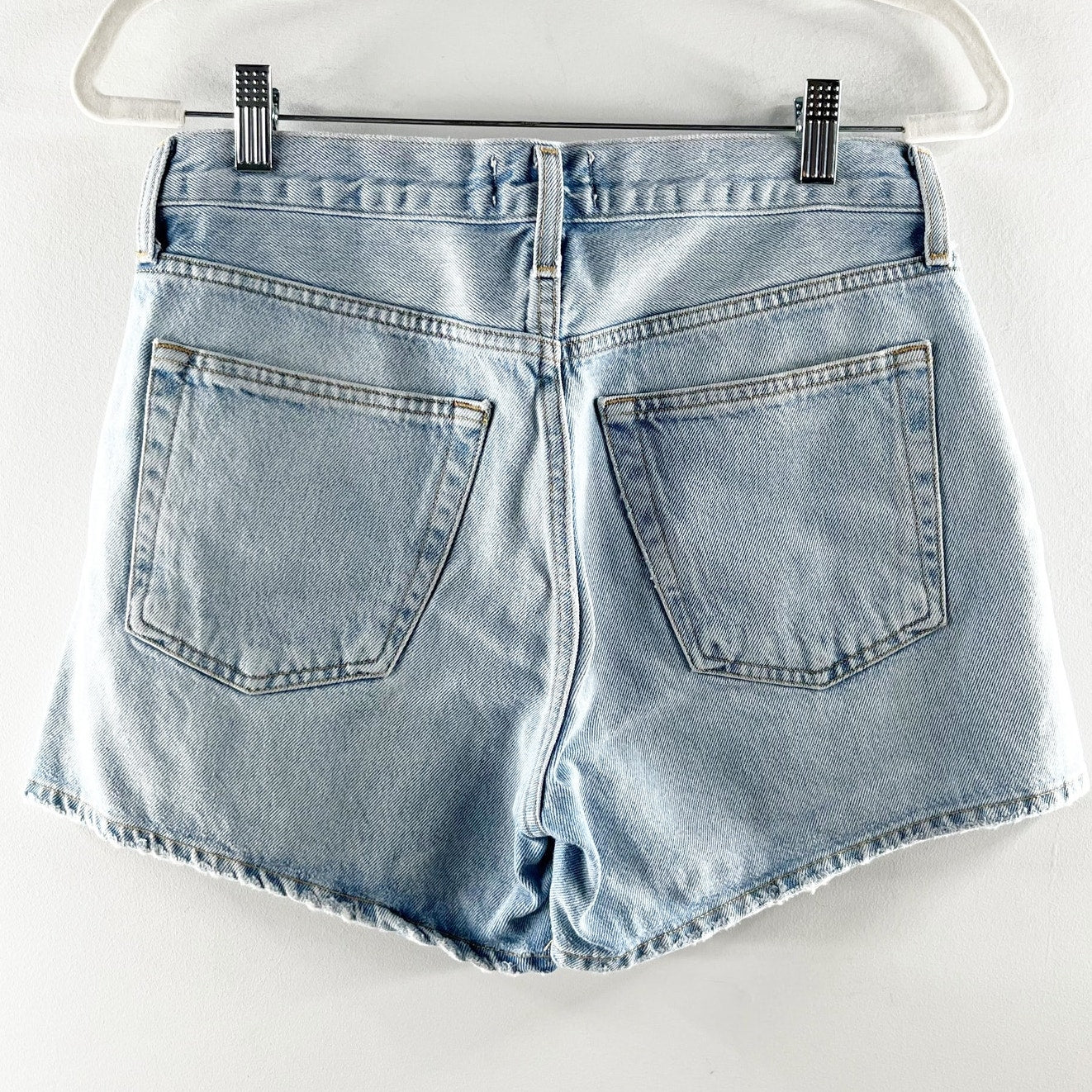 AGOLDE Parker High Rise Long Shorts Twister Blue 26 / 2