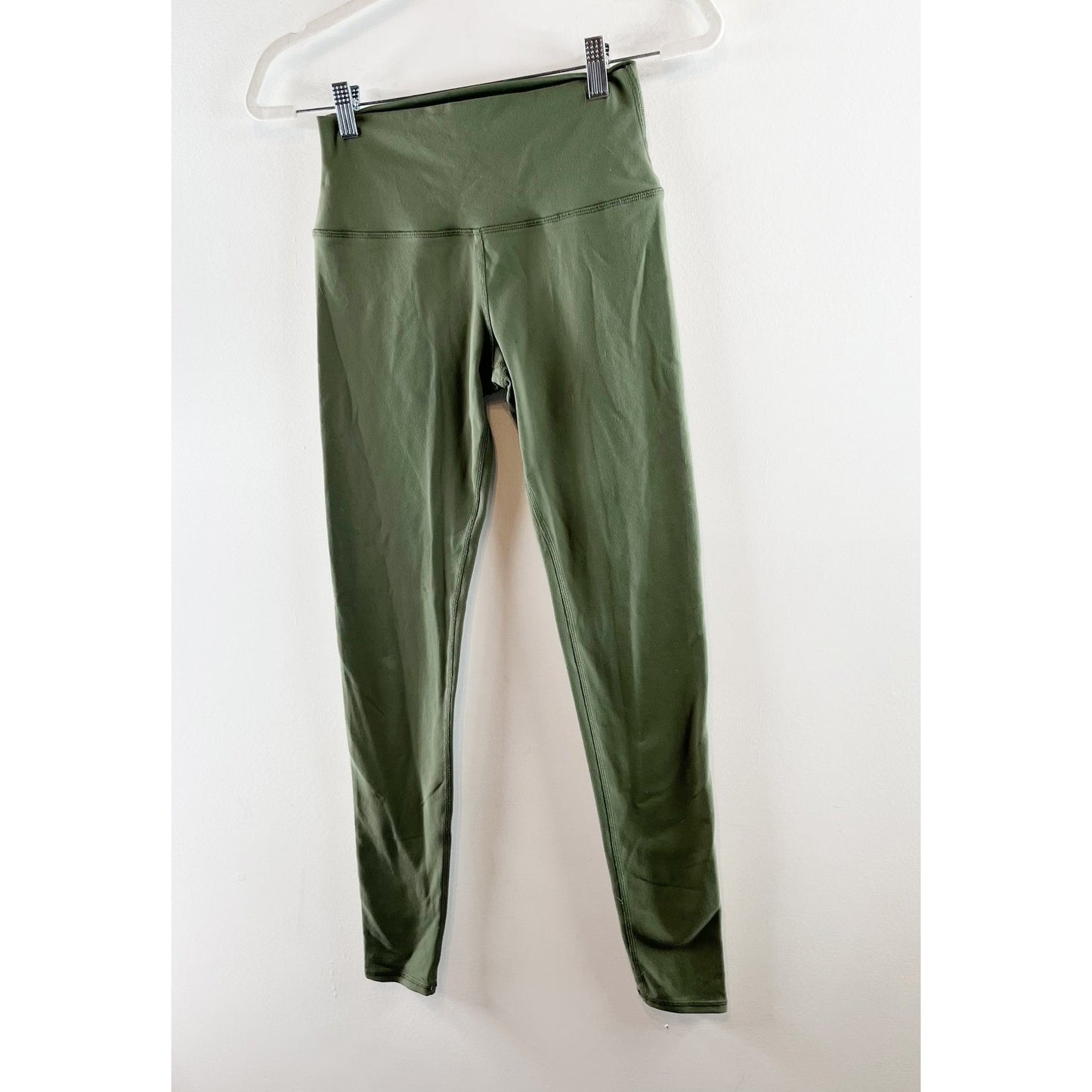 Alo Yoga High Rise Airbrush Leggings Pants Green XS