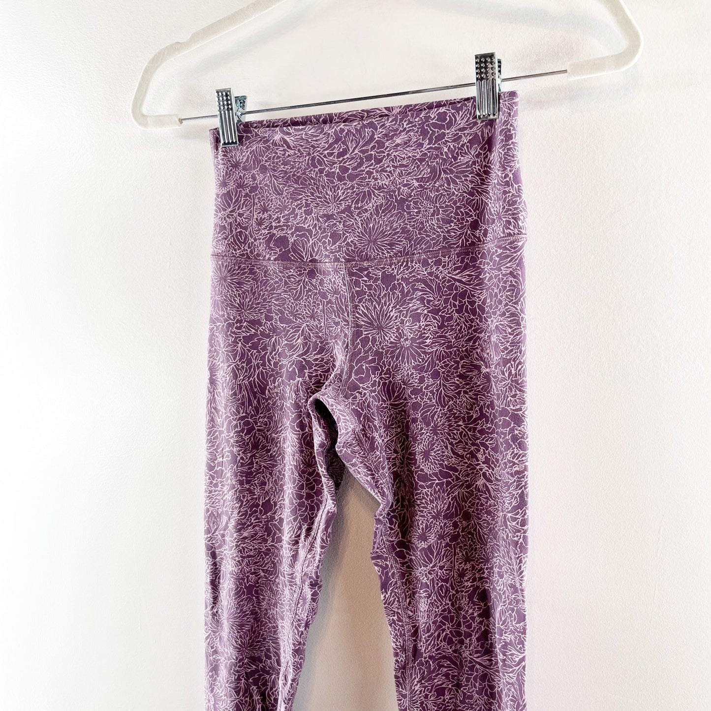 Lululemon Align Leggings Pant II 25" Arabesque Antoinette Smoky Quartz Purple 4