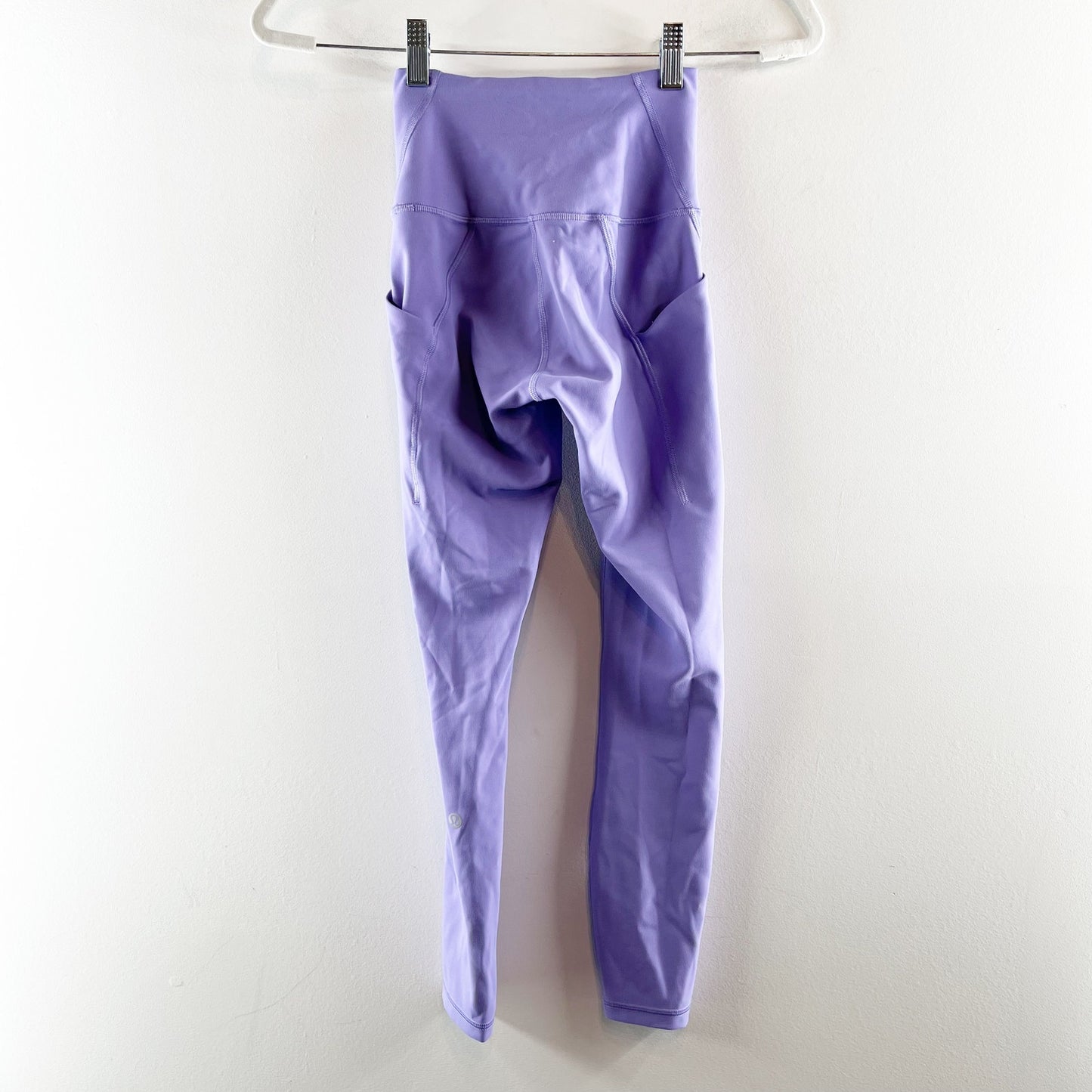 Lululemon Wunder Train High Rise Leggings With Pockets Lavender Purple 2