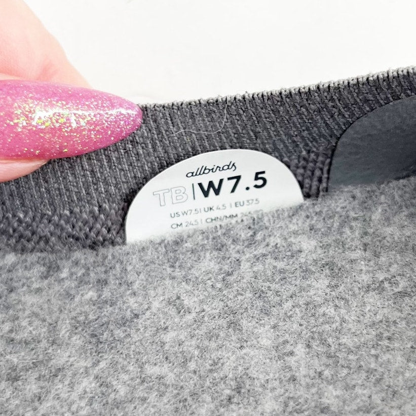 Allbirds Tree Breezer Flats Mesh Mist Gray 7.5