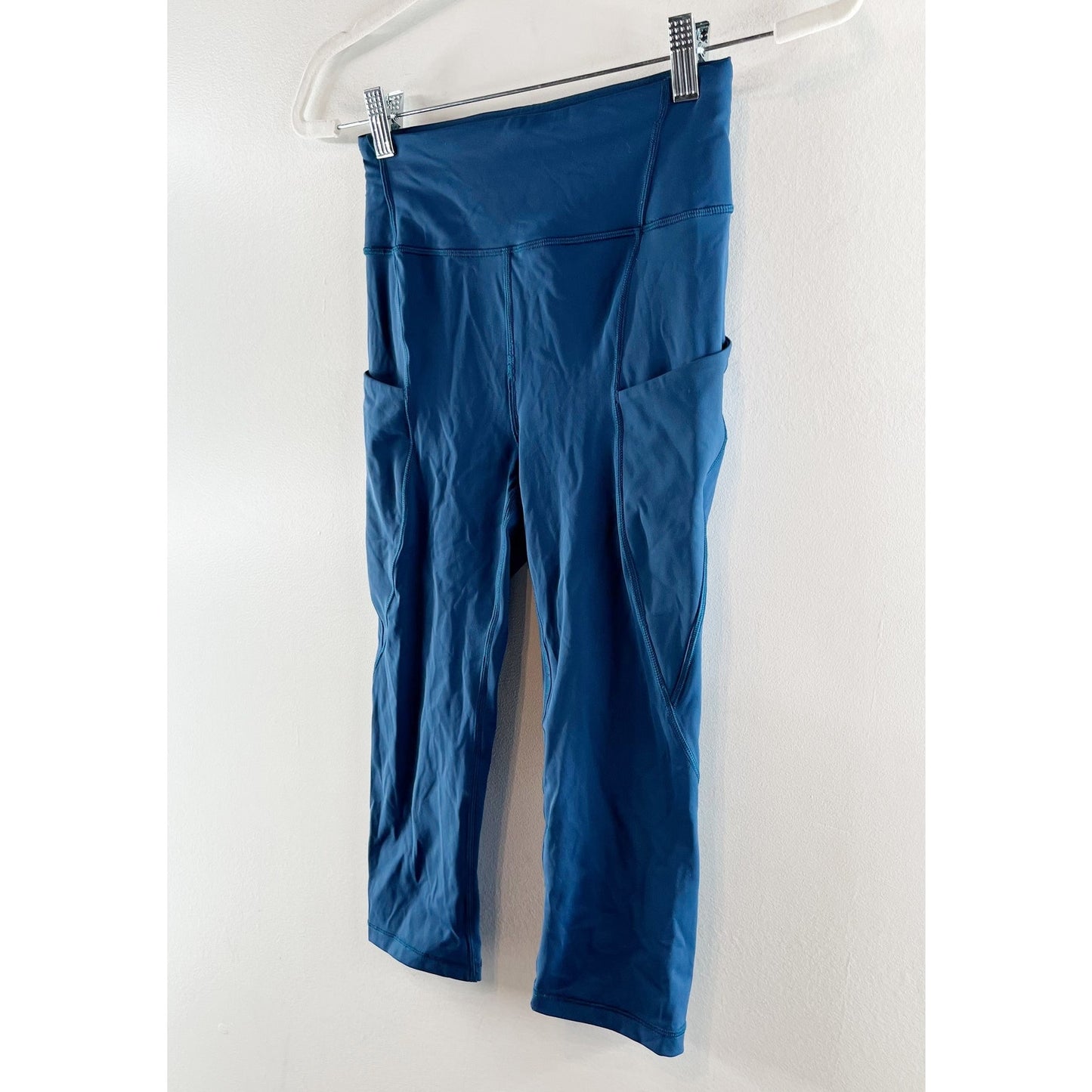 Lululemon Break Free Crop 17" Leggings Night Tide Blue 4