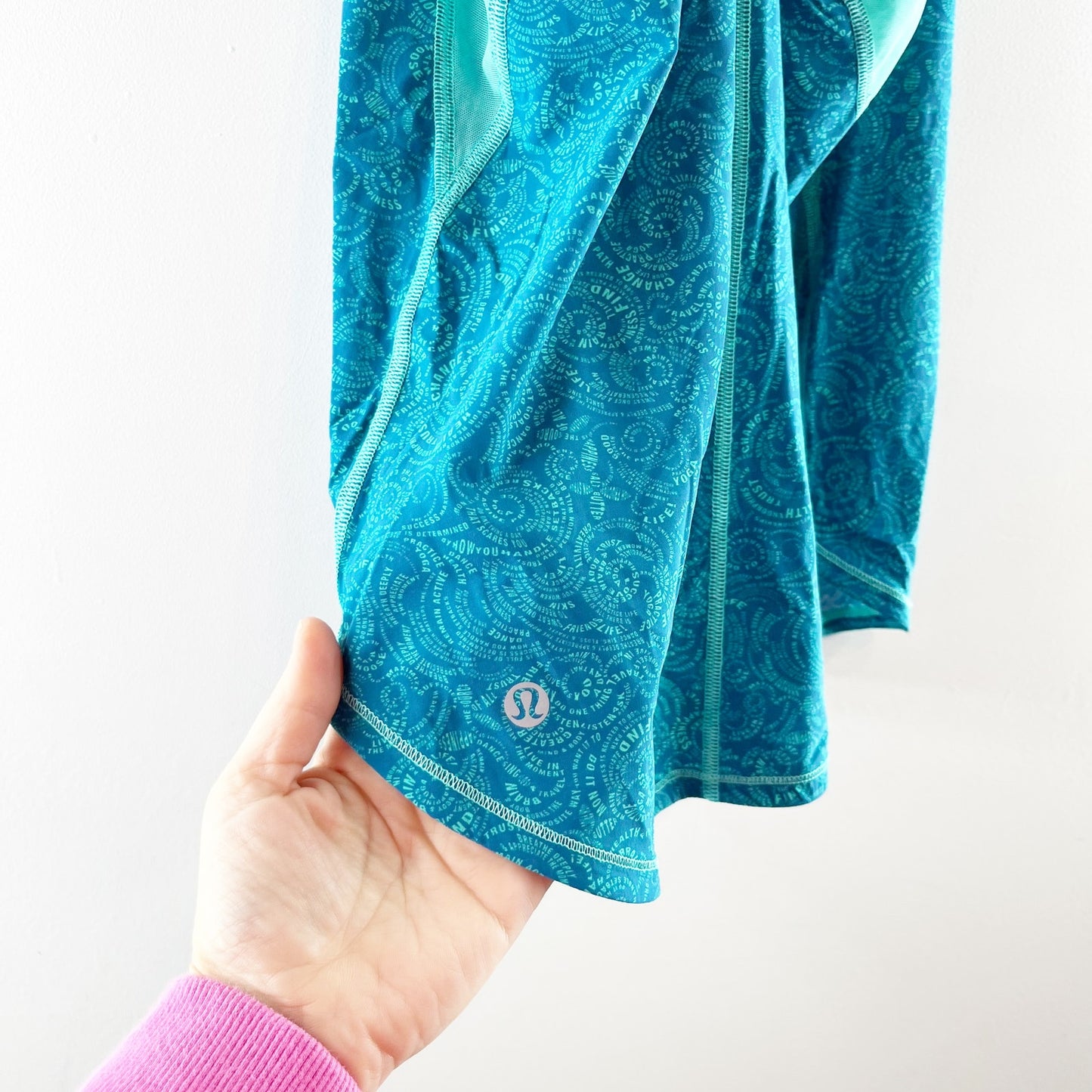 Lululemon Fast Lane Singlet Racerback Tank Top Foil Teal Green Small