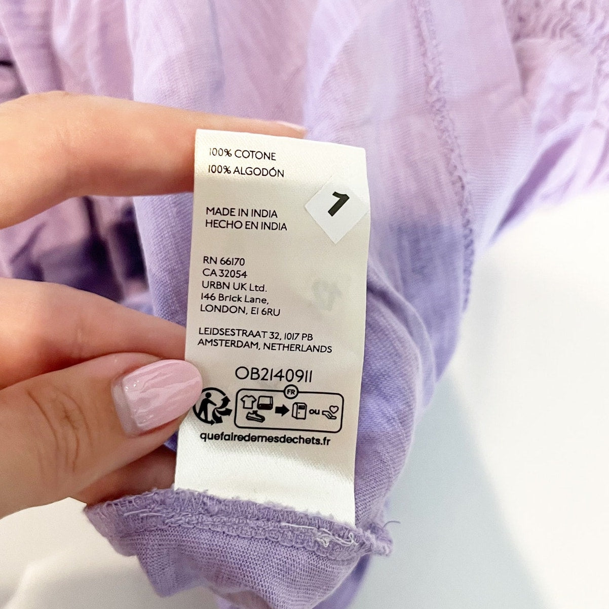 Pilcro Anthropologie Long Puff Sleeve T-Shirt Top Lavender Purple Small
