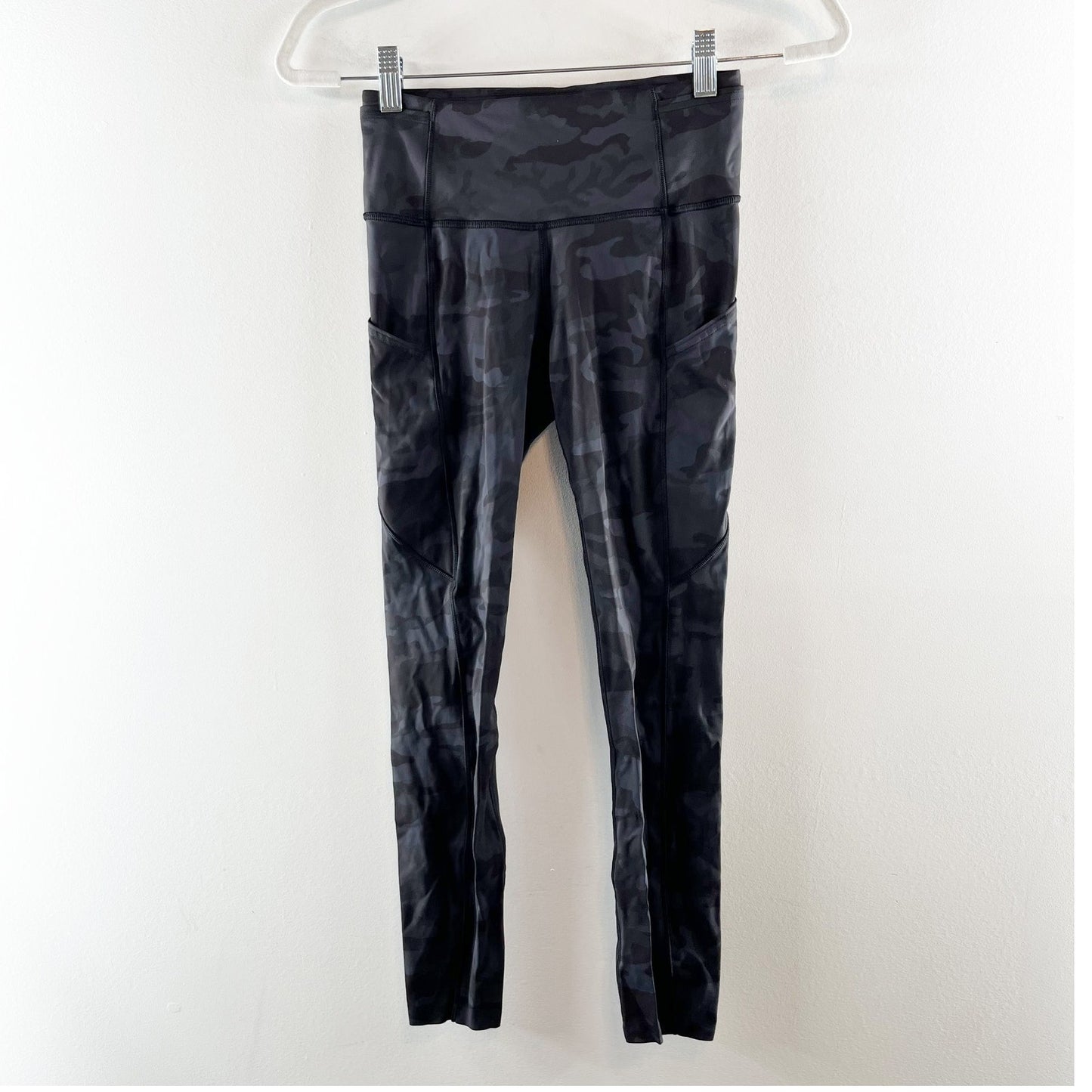 Lululemon Fast and Free Tight II 25" Nulux Heritage 365 Camo Deep Coal Multi 4