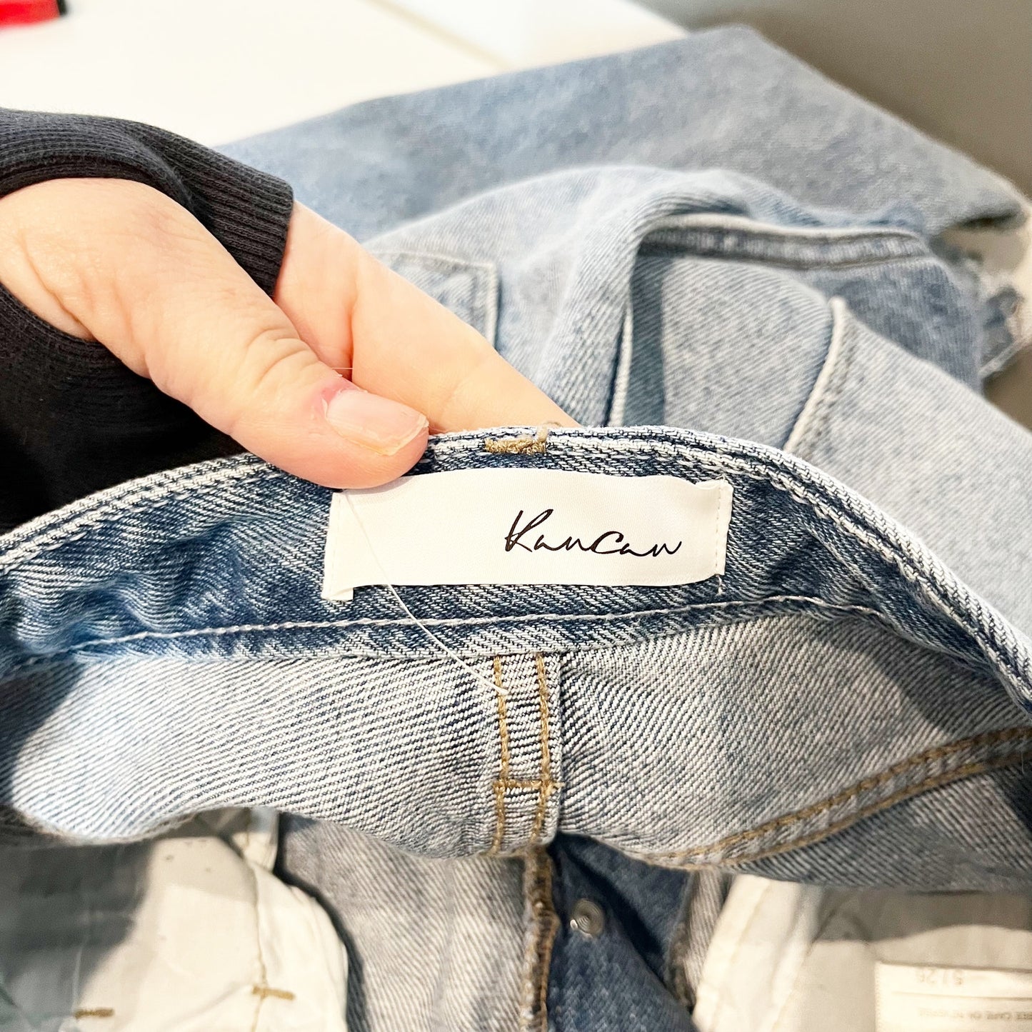 Kancan Sylvie Ultra High Rise 90's Boyfriend Jeans Blue 5 / 26