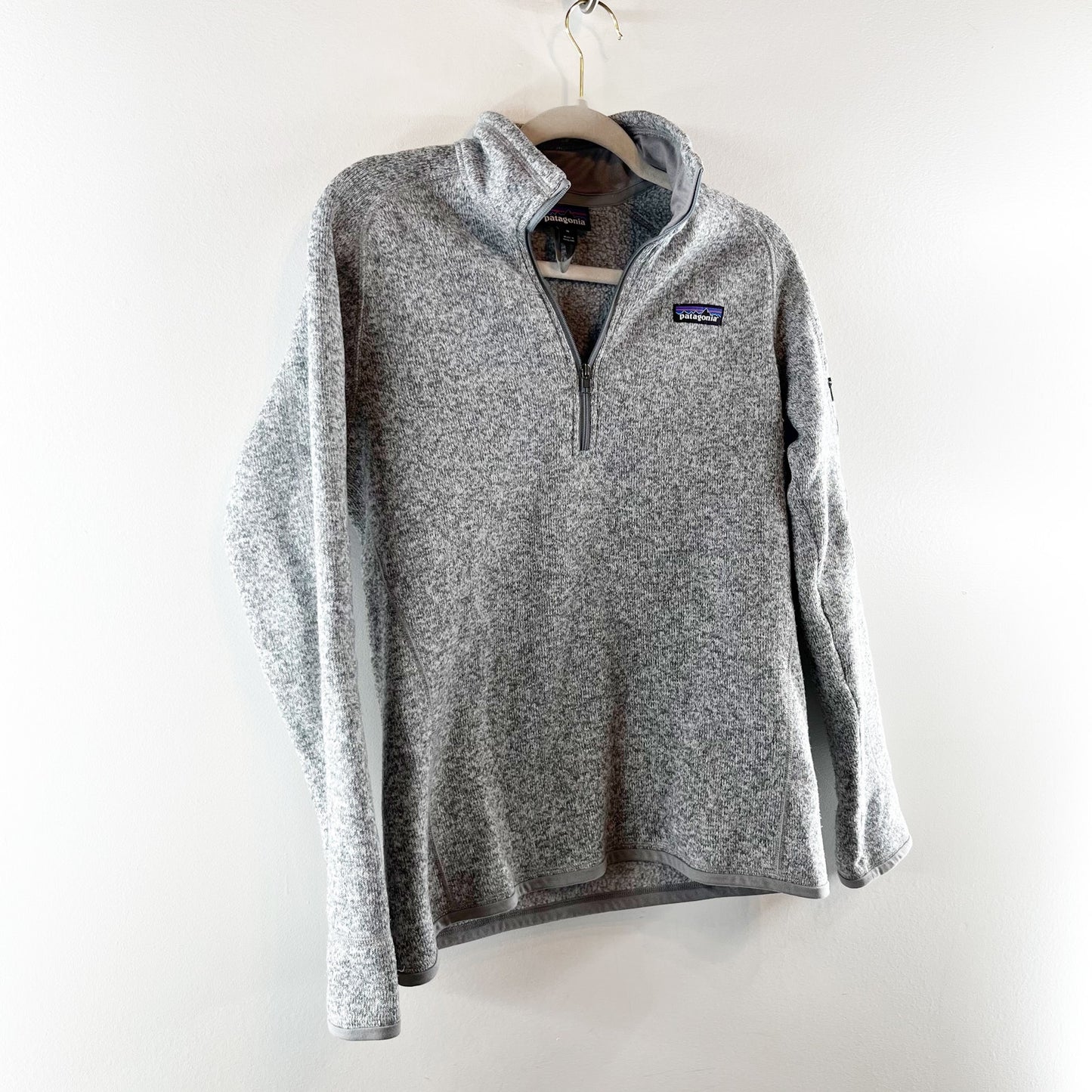 Patagonia Better Sweater 1/4 Zip Fleece Pullover Jacket Gray Medium