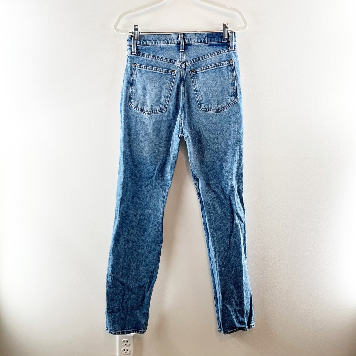 Abercrombie & Fitch 90's Straight Ultra High Rise Jeans Blue 6 Long