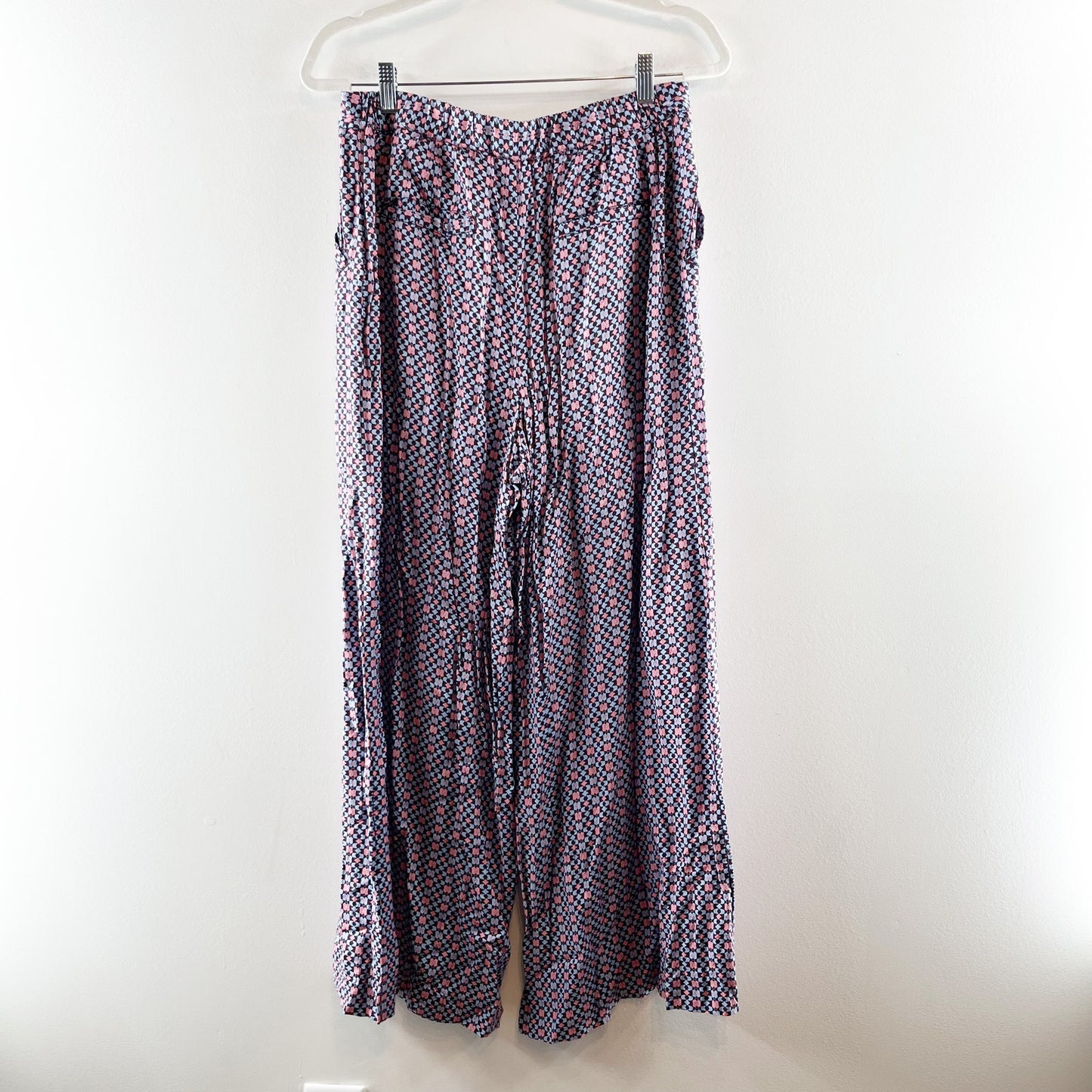 Maeve by Anthropologie High Waisted Wide-Leg Trouser Pants Purple 12