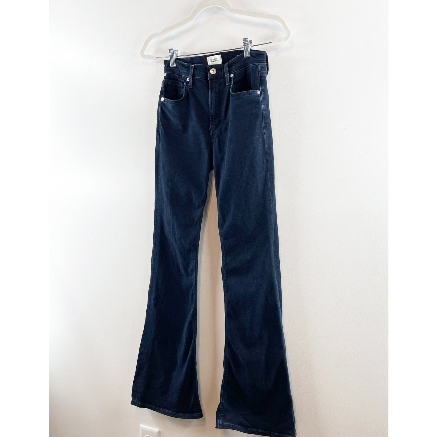 Citizens of Humanity High Rise Isola Flare Jeans Black 24 / 00