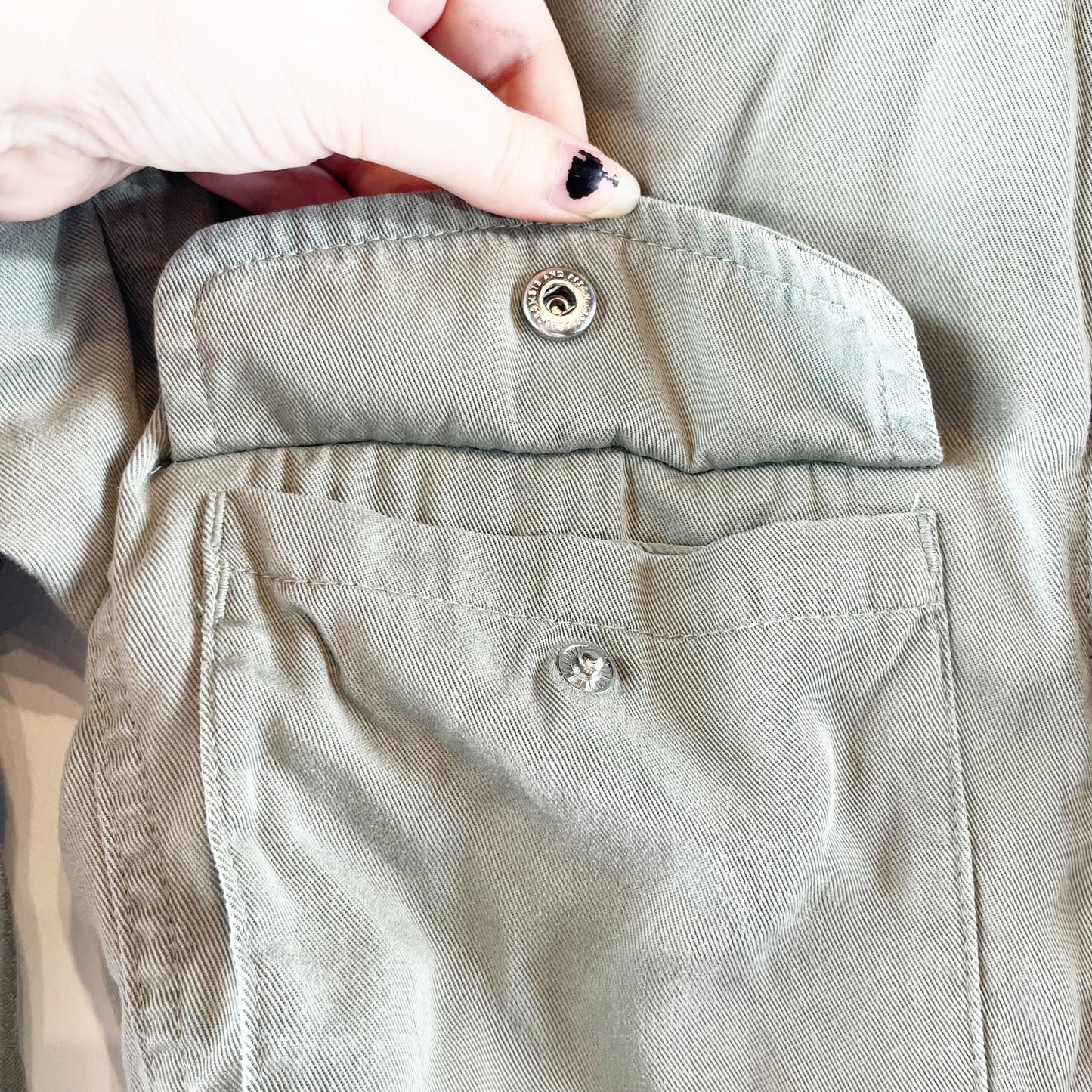 Abercrombie Utility Hooded Cropped Full Zip Jacket Green XXS