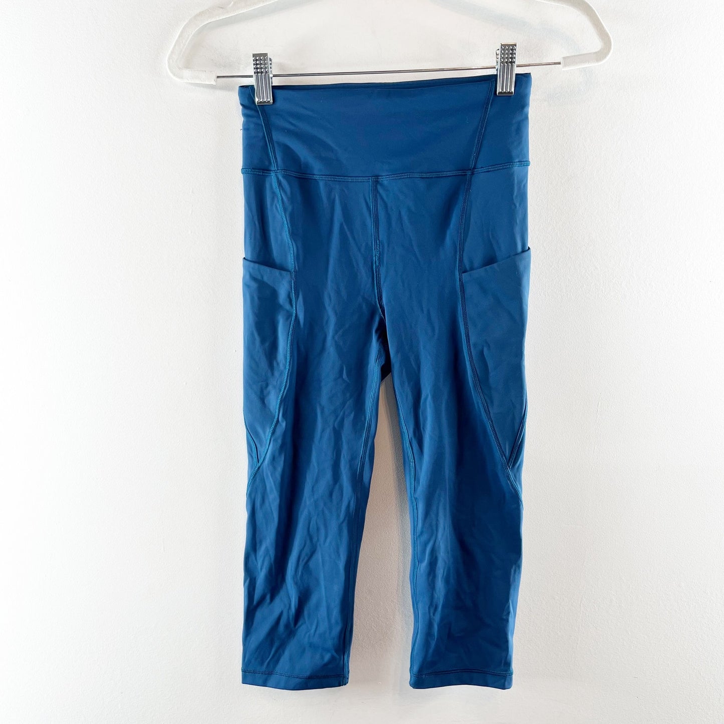 Lululemon Break Free Crop 17" Leggings Night Tide Blue 4