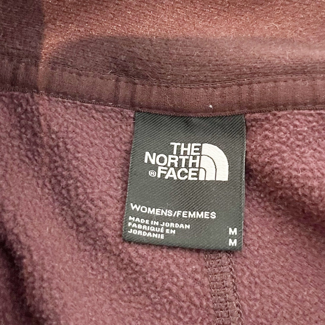 The North Face Canyonlands Long Sleeve 1/4 Zip Sweatshirt Bordeaux Medium