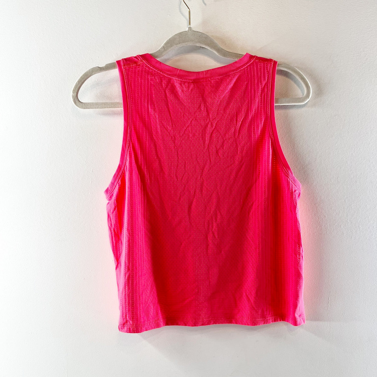 Lululemon Classic-Fit Cotton-Blend Muscle Tank Top Lip Gloss Pink 6