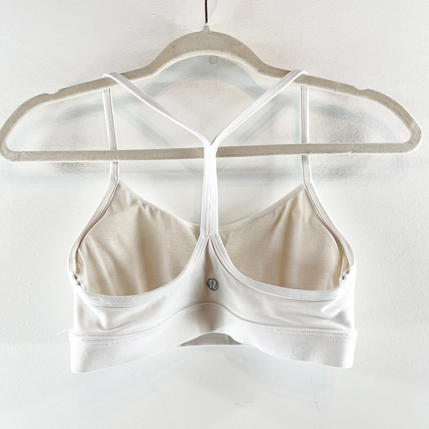 Lululemon Flow Y Bra Nulu Light Support, A–C Cups White 6