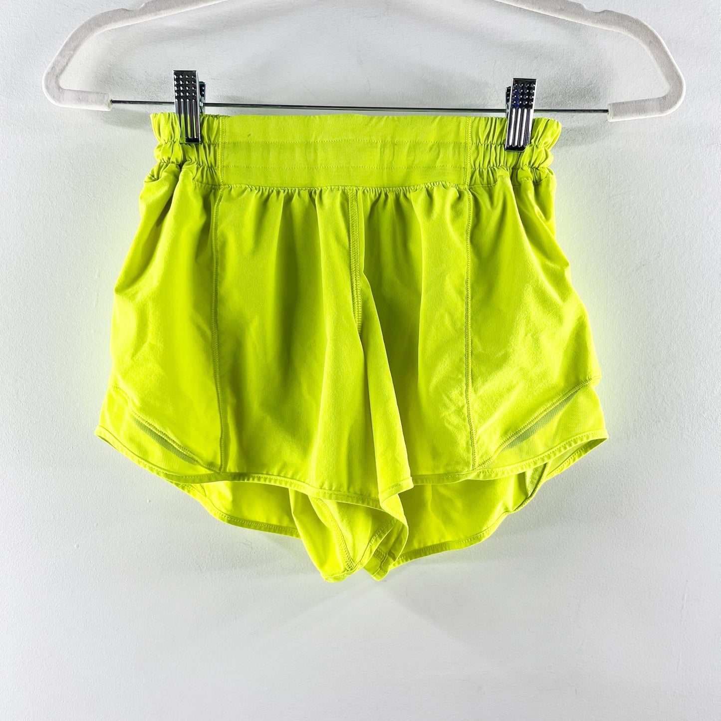 Lululemon Hotty Hot Short II Long 4" Highlight Yellow 6