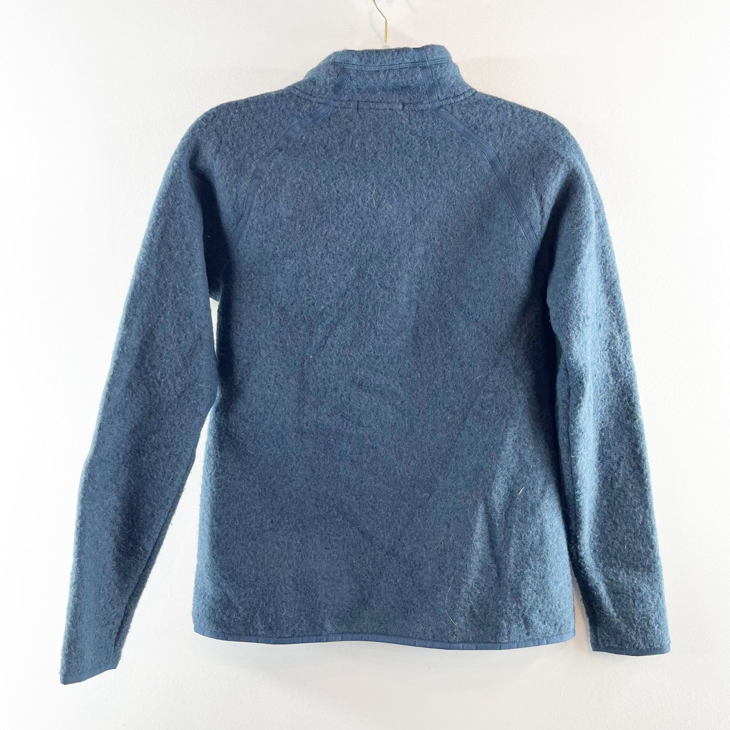 Smartwool Ful Zip Long Sleeve Zip Pockets Blue Small