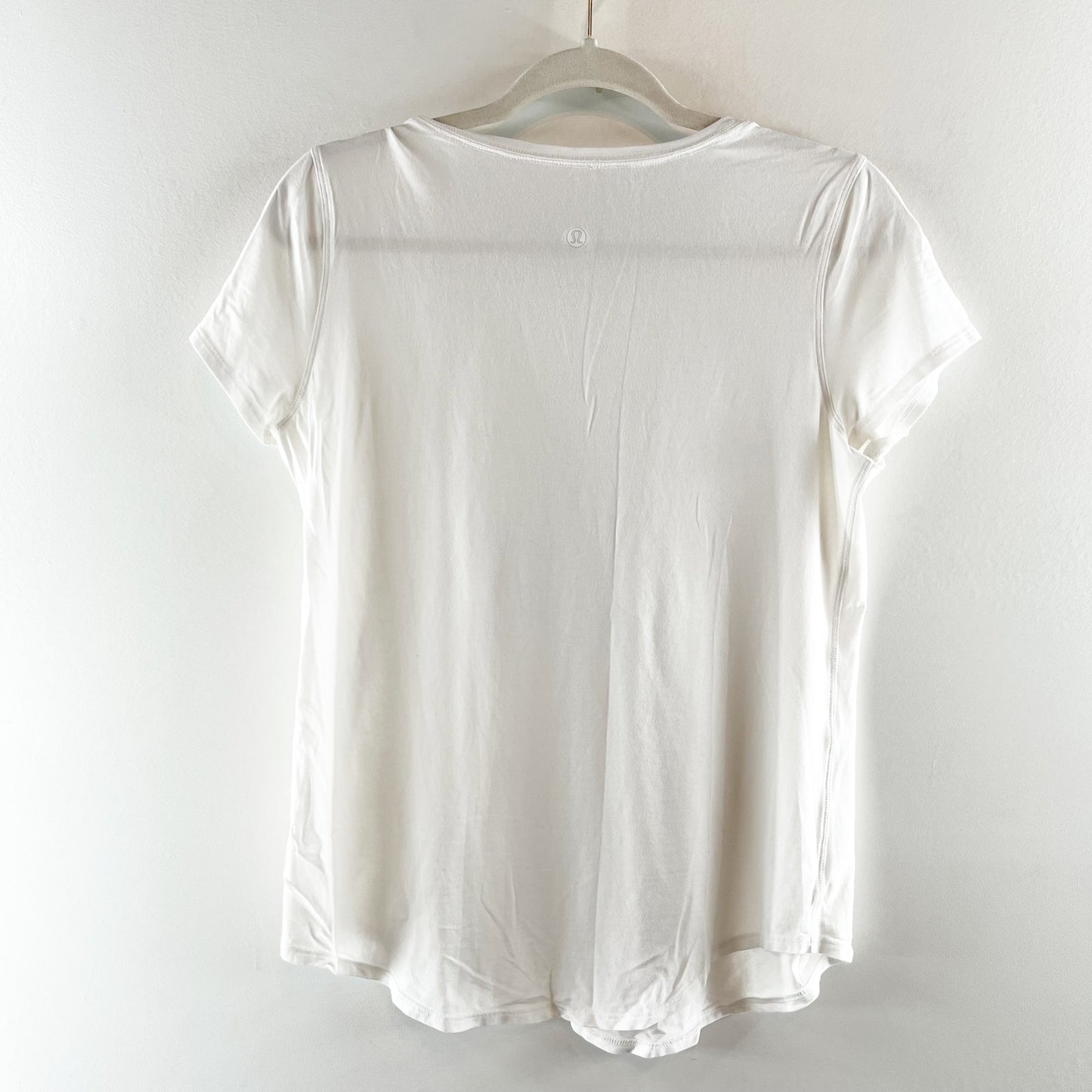 Lululemon Athletica Short Sleeve Crew Neck Training T-Shirt White Small