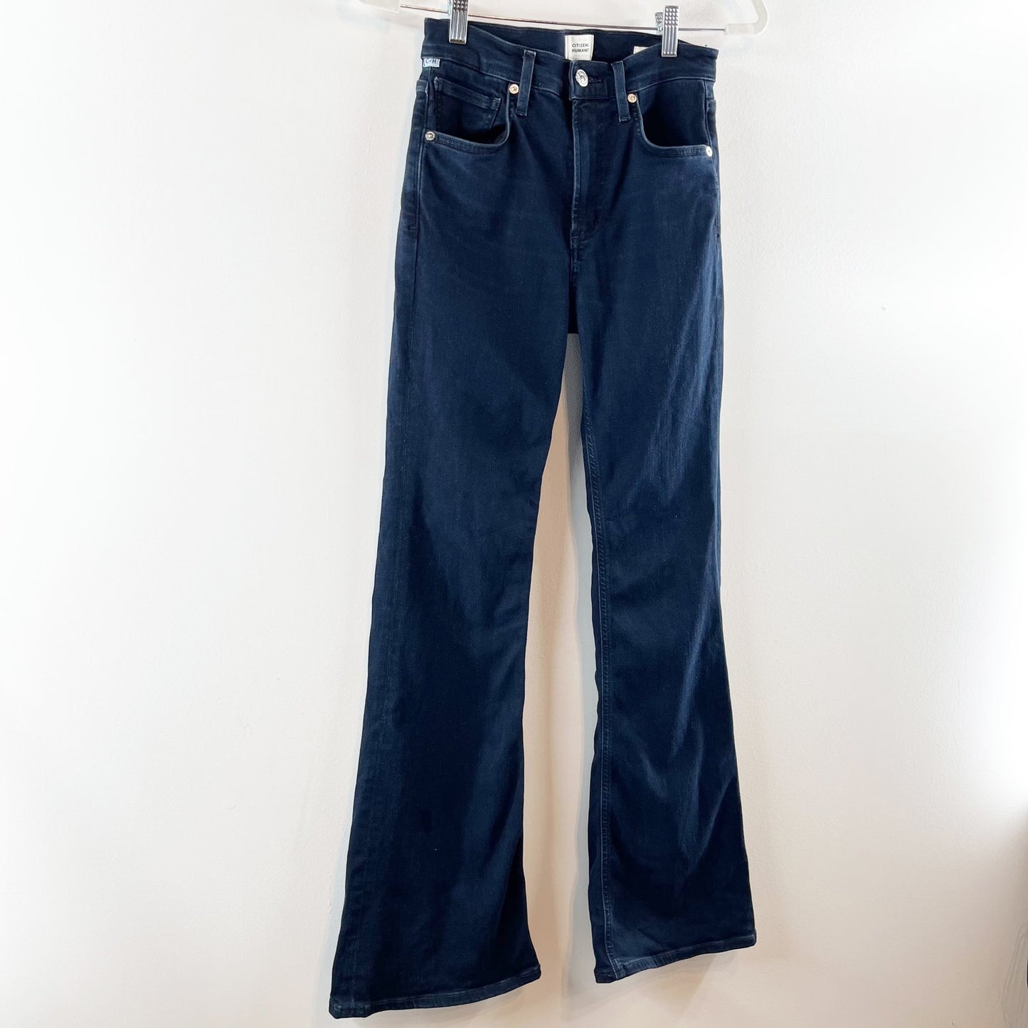 Citizens of Humanity High Rise Isola Flare Jeans Black 24 / 00
