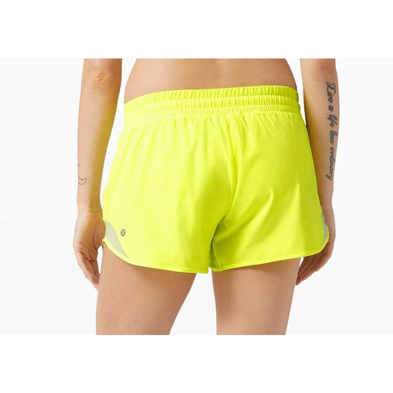 Lululemon Hotty Hot Short II Long 4" Highlight Yellow 6