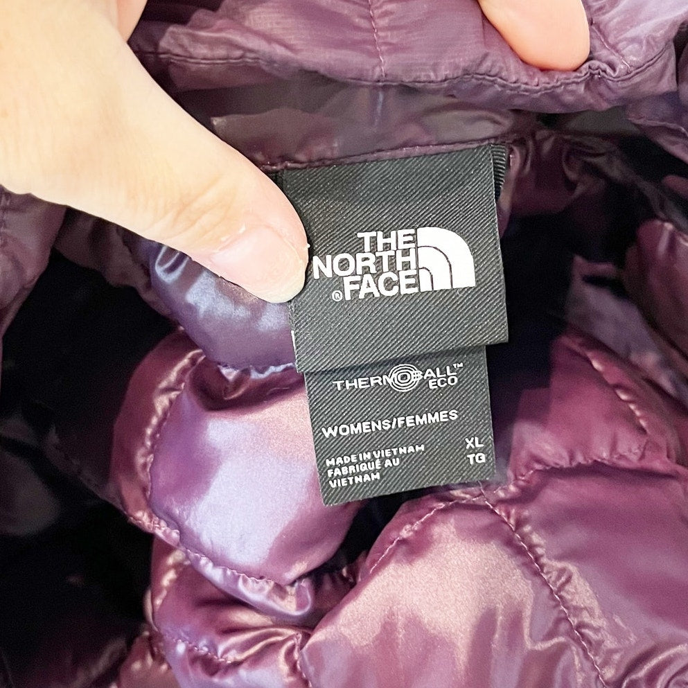 The North Face Thermoball Quilted Puffer Vest Purple XL