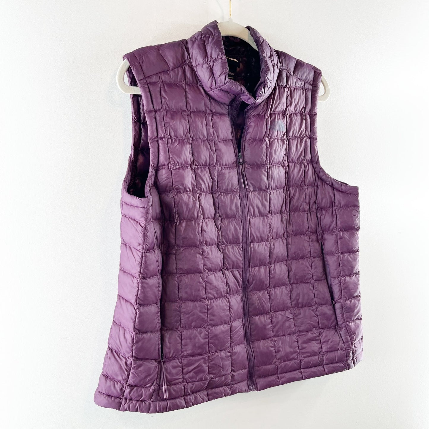 The North Face Thermoball Quilted Puffer Vest Purple XL
