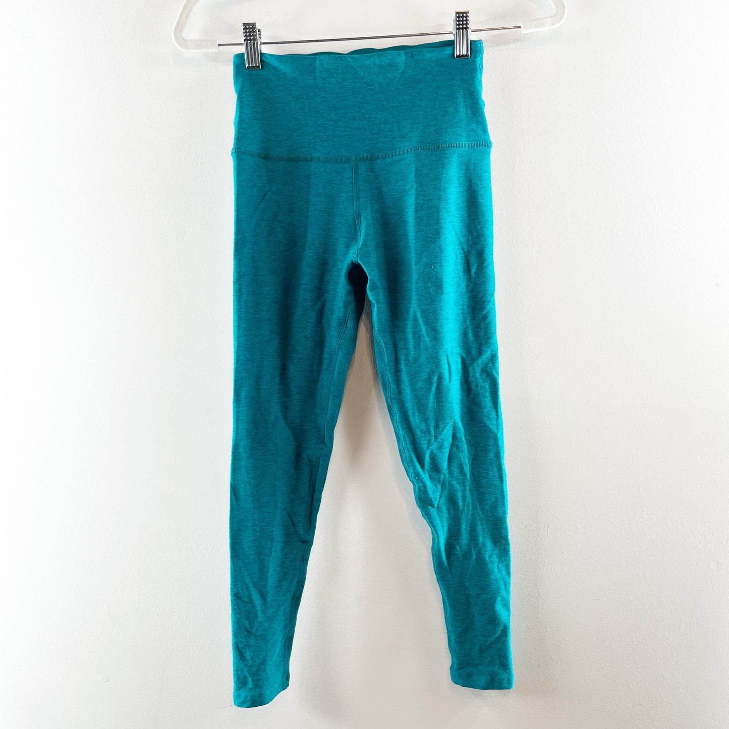 Beyond Yoga Spacedye Caught in the Midi High Waist Leggings Blue Glow Heather S