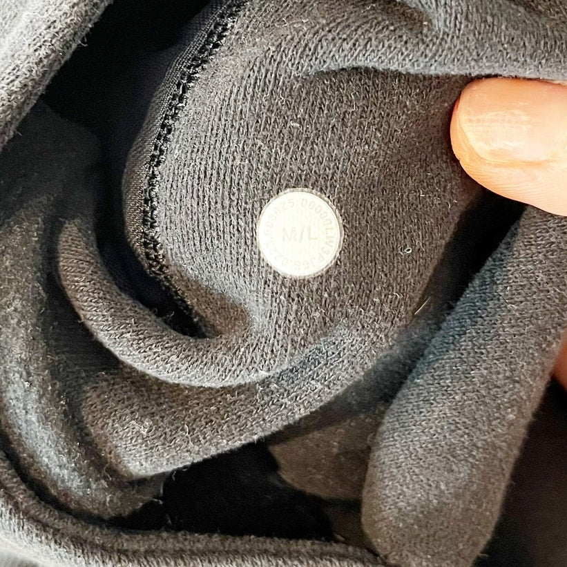 Lululemon Scuba Oversized Funnel Neck Half Zip Sweatshirt Black Medium Large
