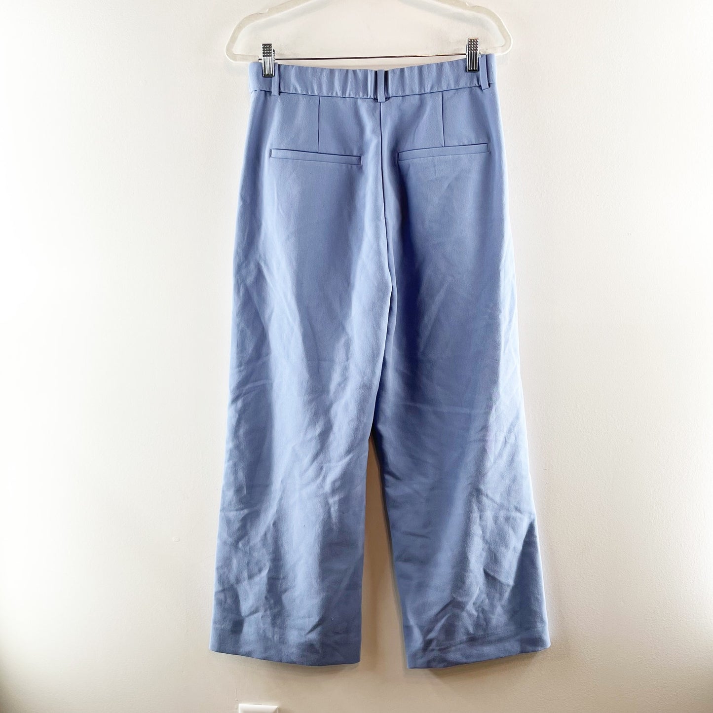 Abercrombie & Fitch Sloane High Rise Pleated Tailored Trouser Pants Blue 10 P
