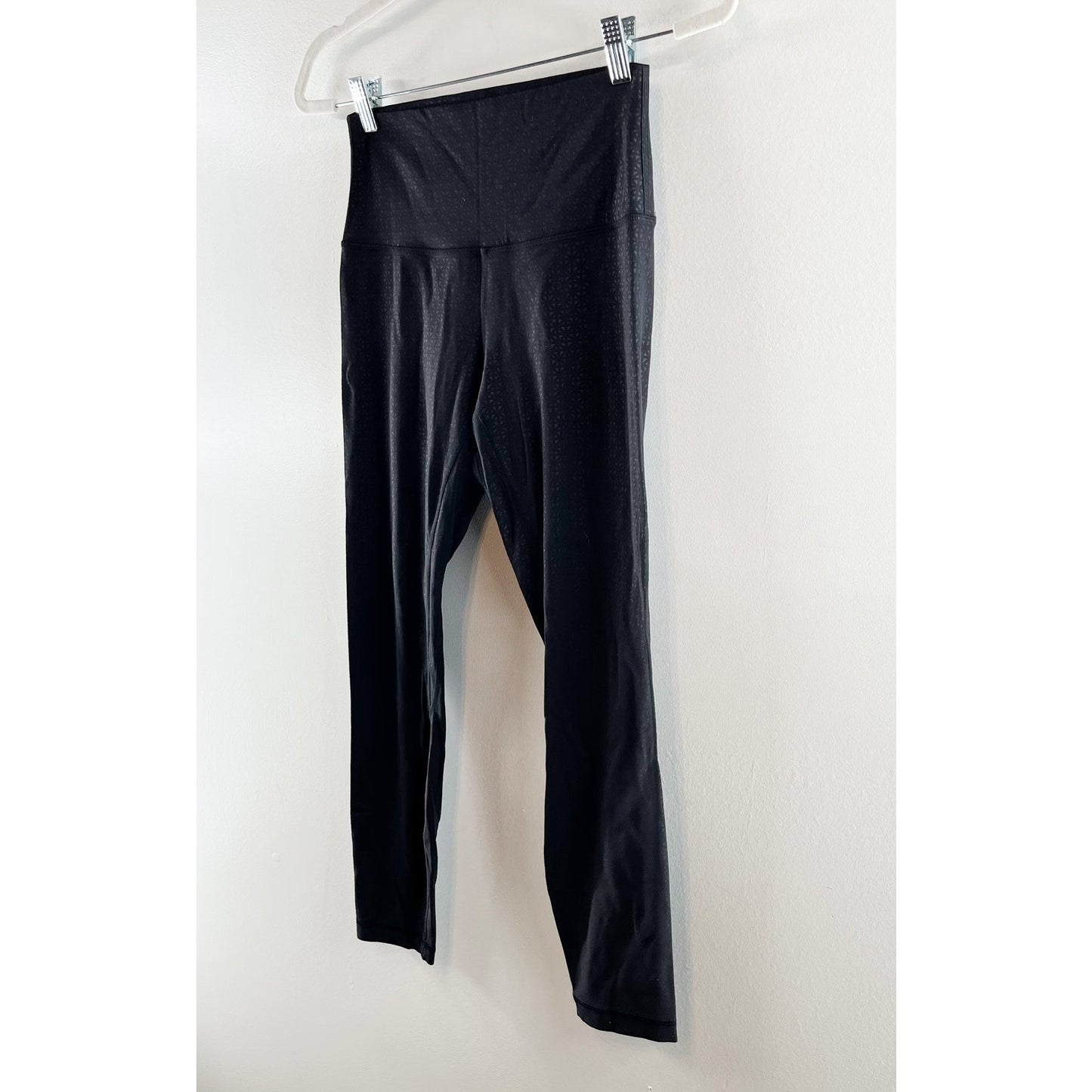 Lululemon Athletica Align Leggings Pants 25" Lattice Work Emboss Black 6