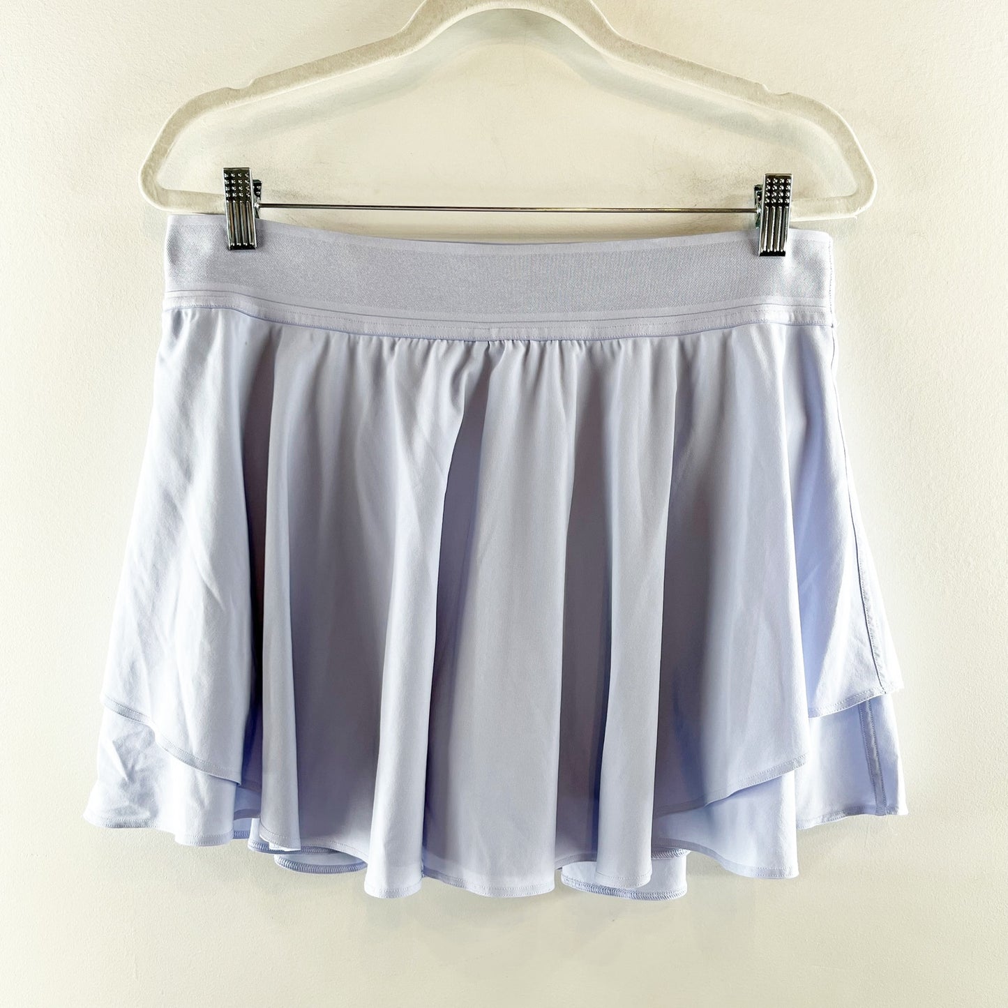 Lululemon Court Rival High-Rise Mini Skirt Skort Long Pastel Blue 12