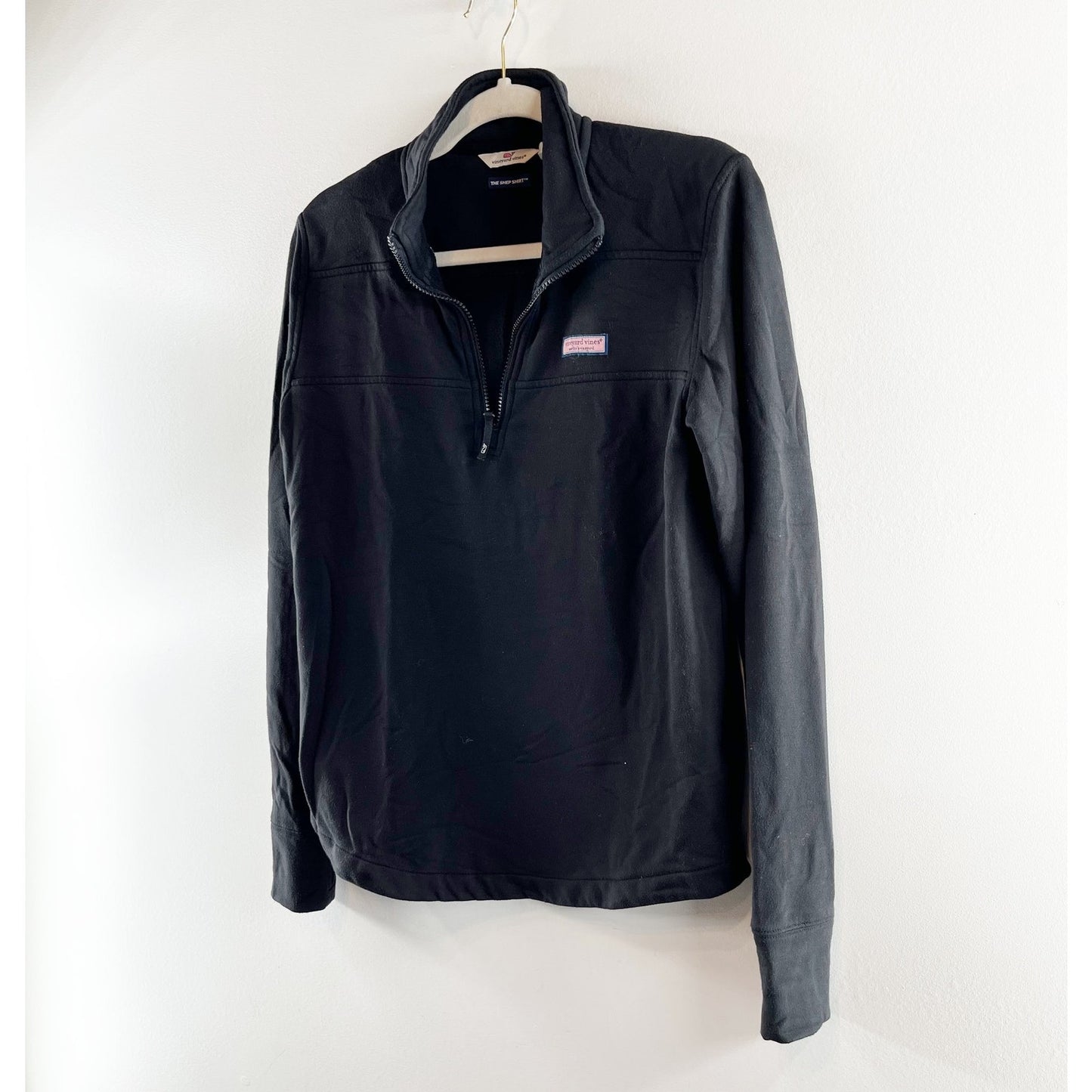 Vineyard Vines Dreamcloth Shep Long Sleeve Sweatshirt Jet Black Small