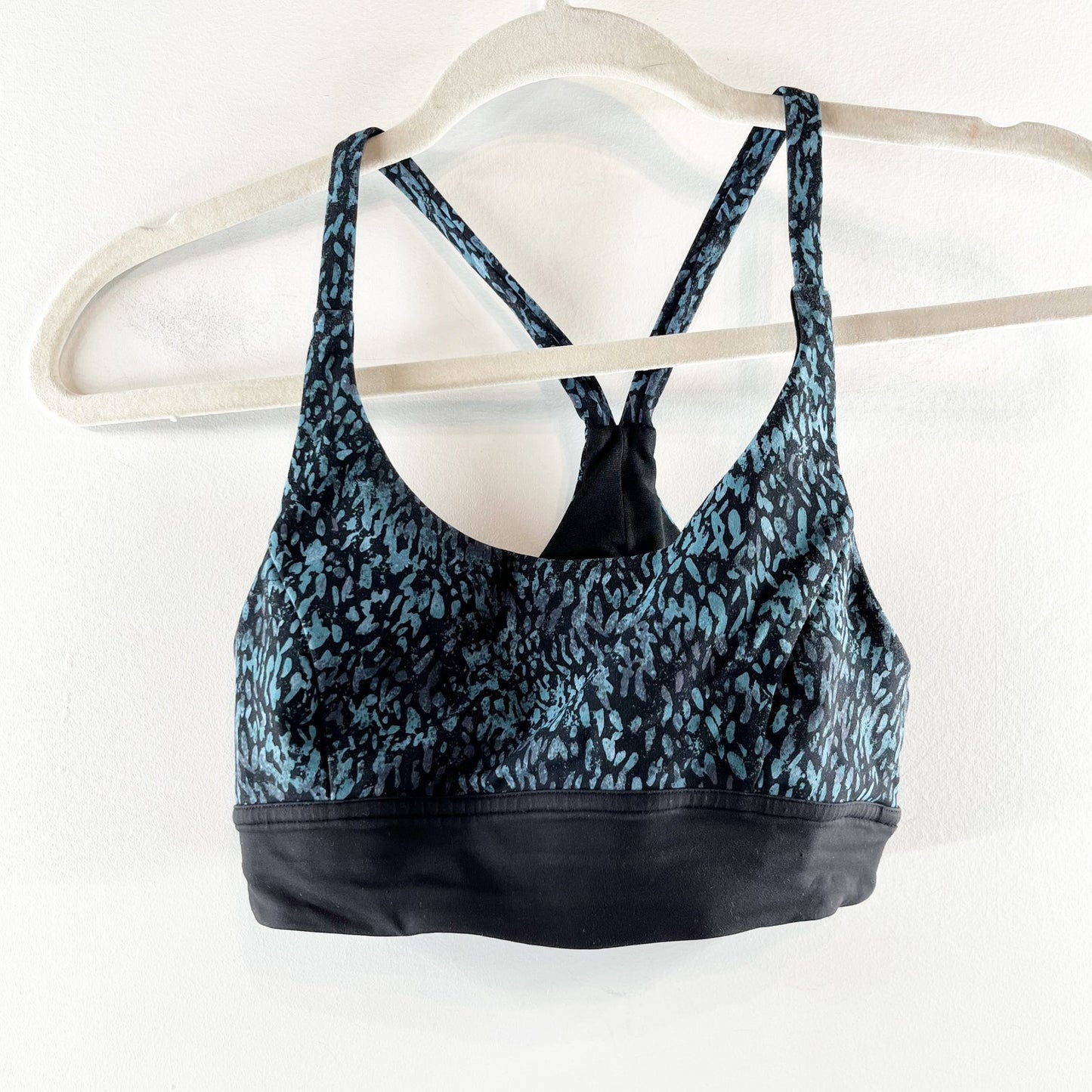 Lululemon Train Times Racerback Sports Bra Illuminate Multi Black / Black 4