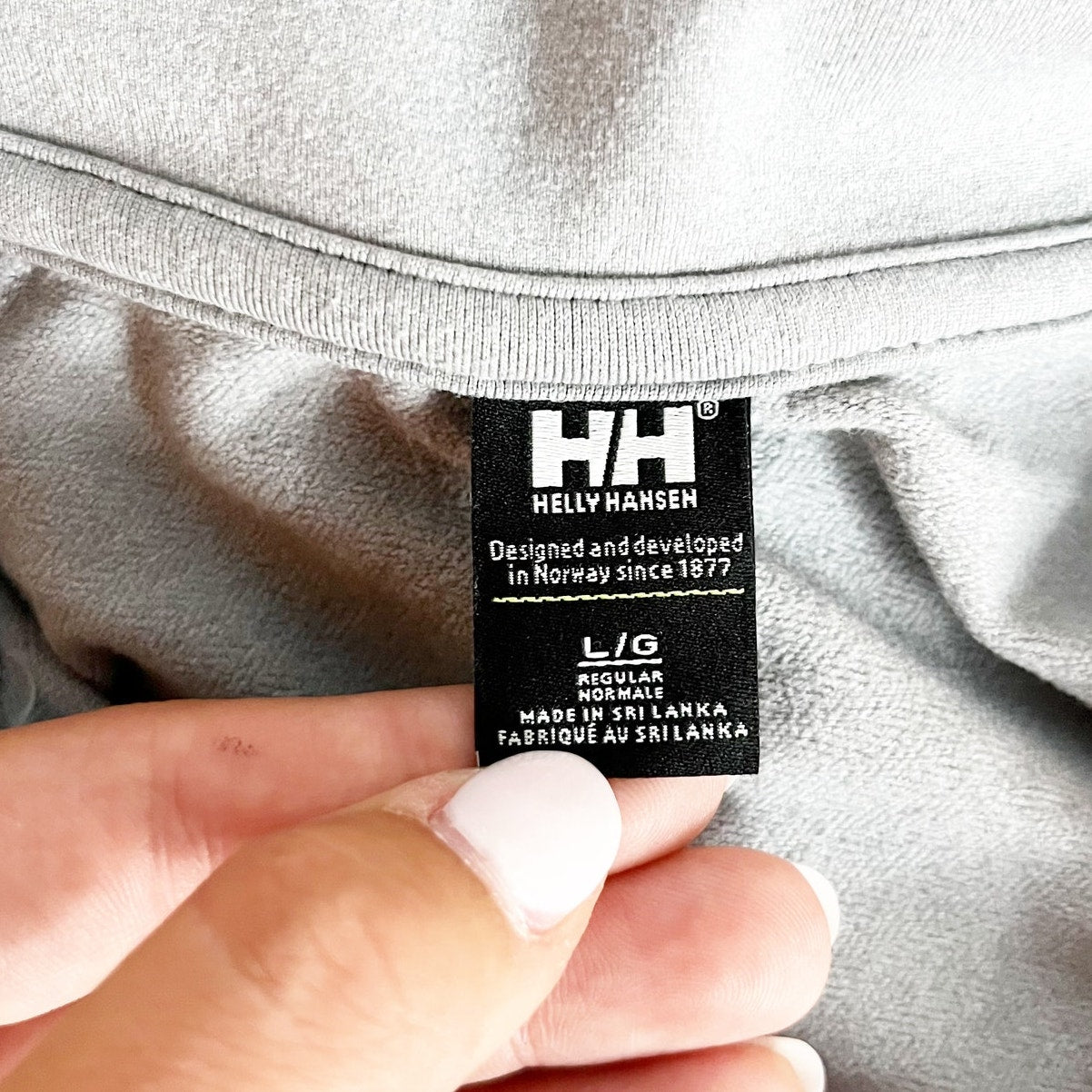Helly Hansen Verglas Ultra Soft Long Sleeve 1/2 Zip Fleece Top Mellow Grey Large