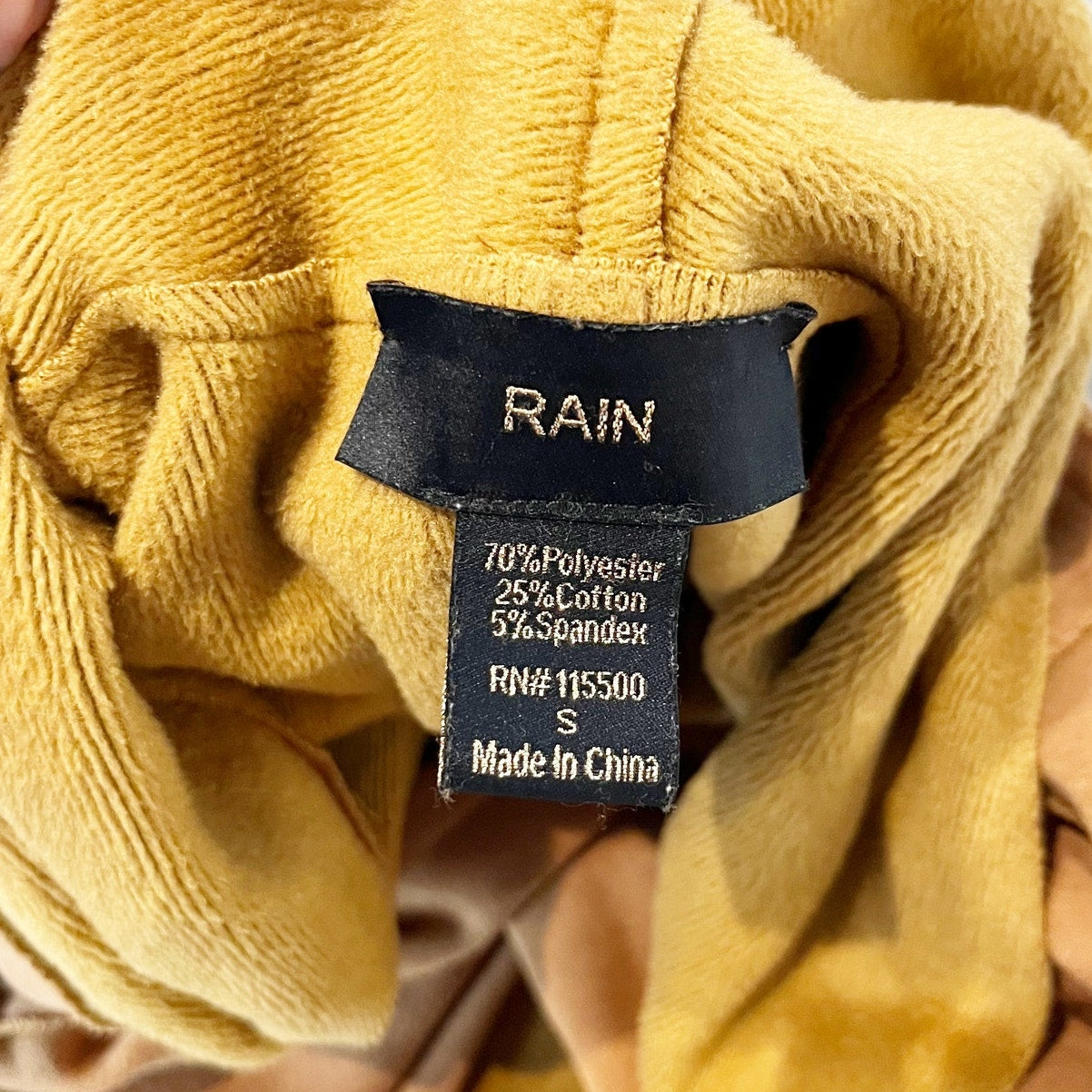 Rain and Rose Drape Front Long Sleeve Duster Cardigan Sweater Camel Mocha Small