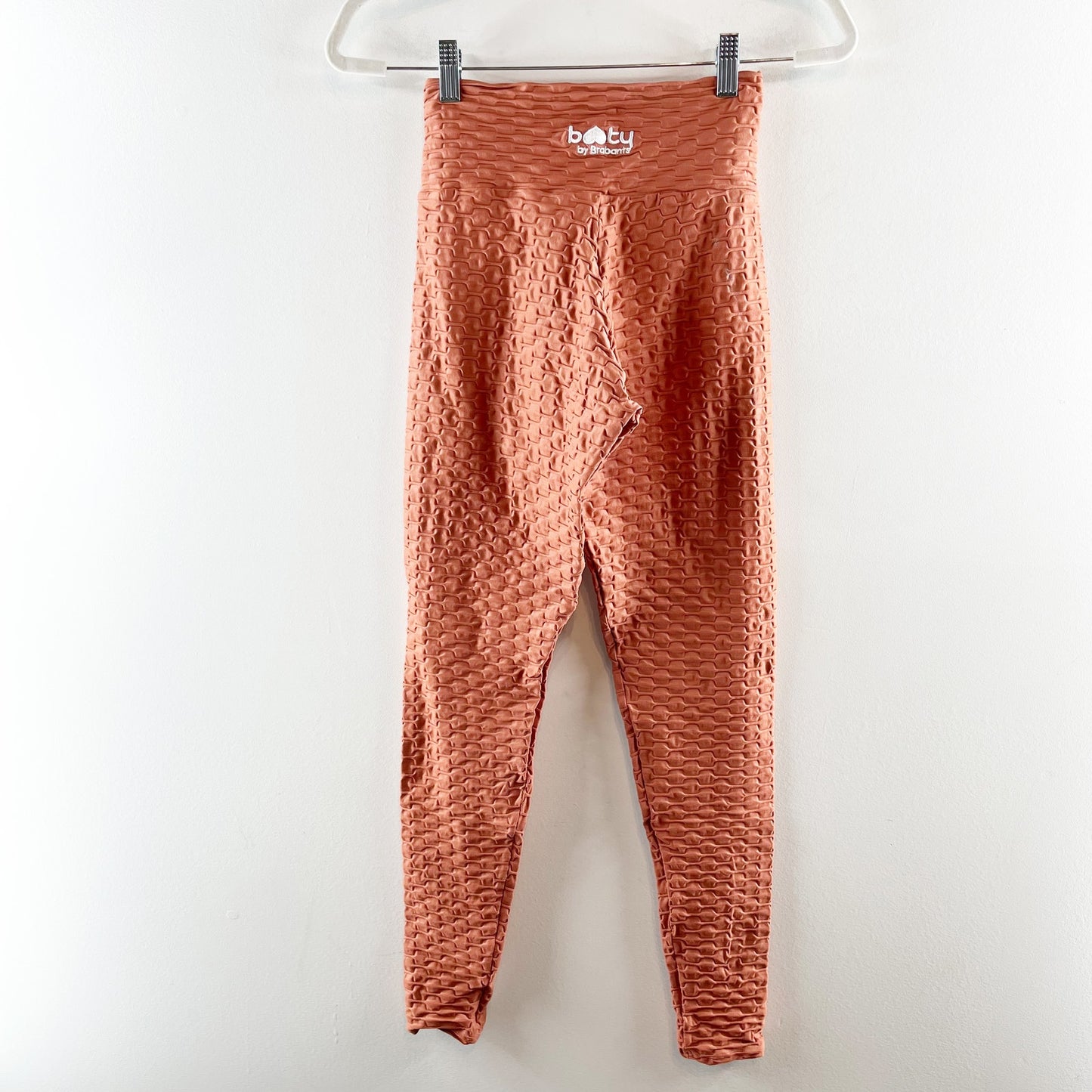 Booty by Brabants Chrome Full Zip Hoodie Jacket & Leggings Workout Set Orange