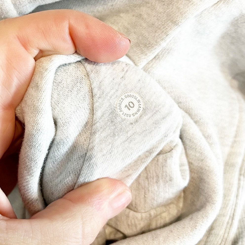 Lululemon Scuba Hoodie Light Cotton Fleece Heathered Core Ultra Light Grey 10