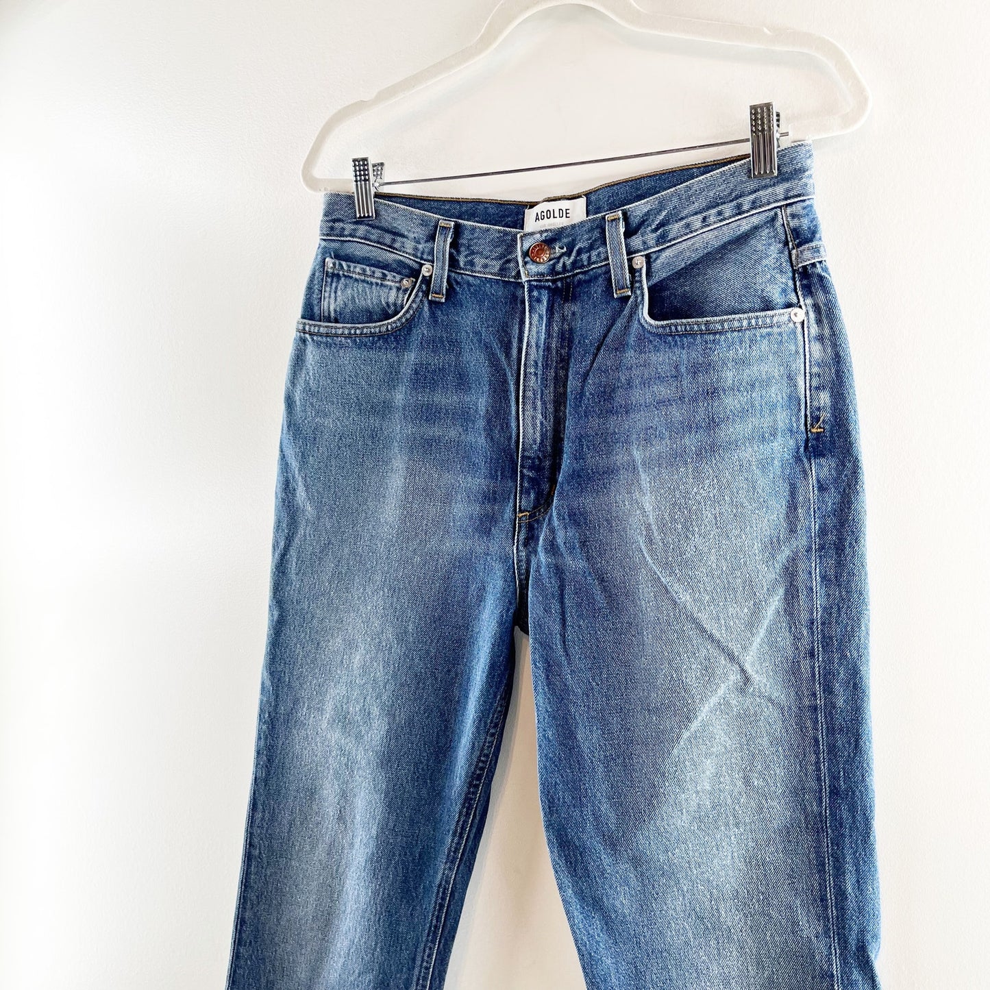 AGOLDE High Rise Cotton Vintage Flare Leg Jeans Blue 29 / 8
