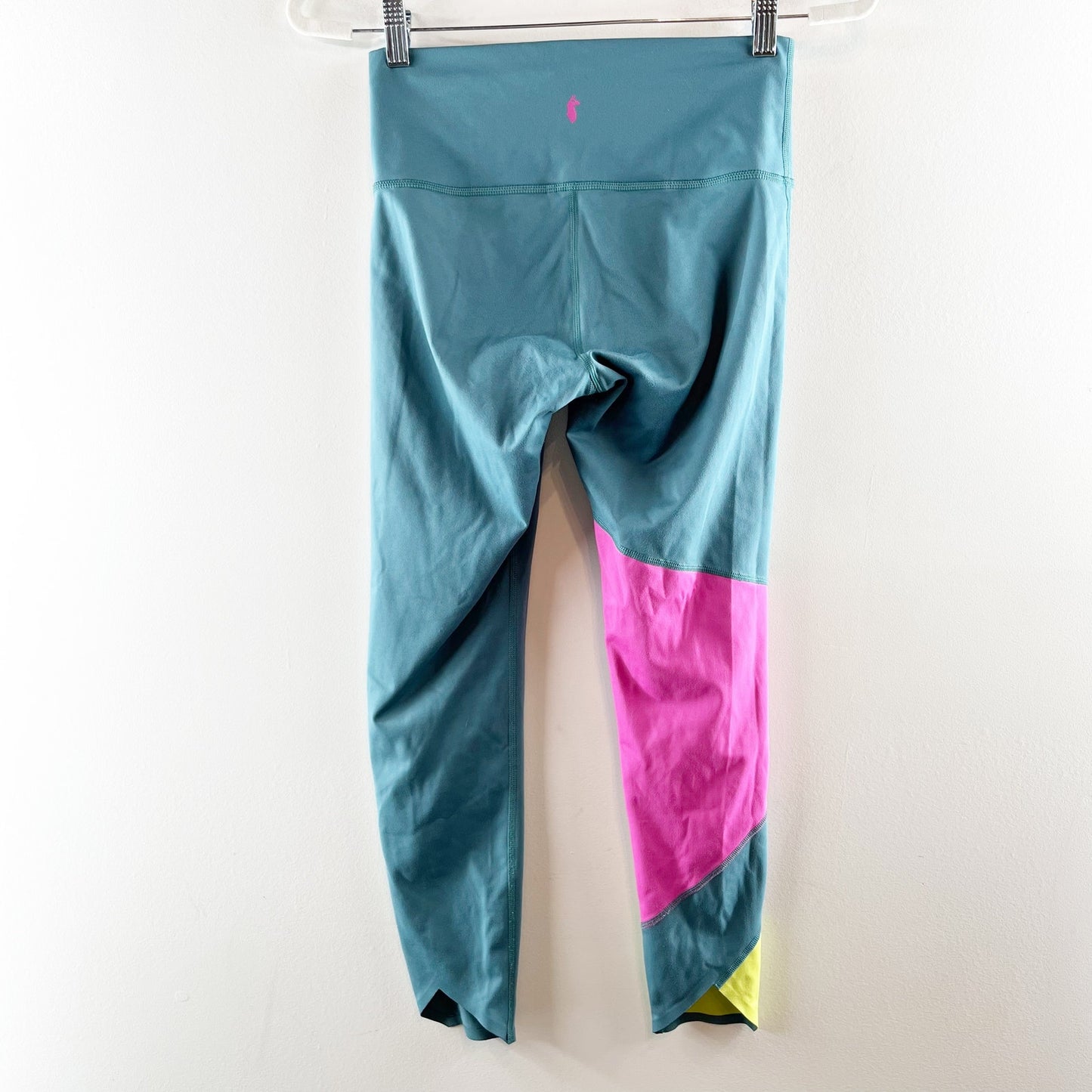 Cotopaxi High Rise Mariposa Leggings Colorblock Submarine Green Small