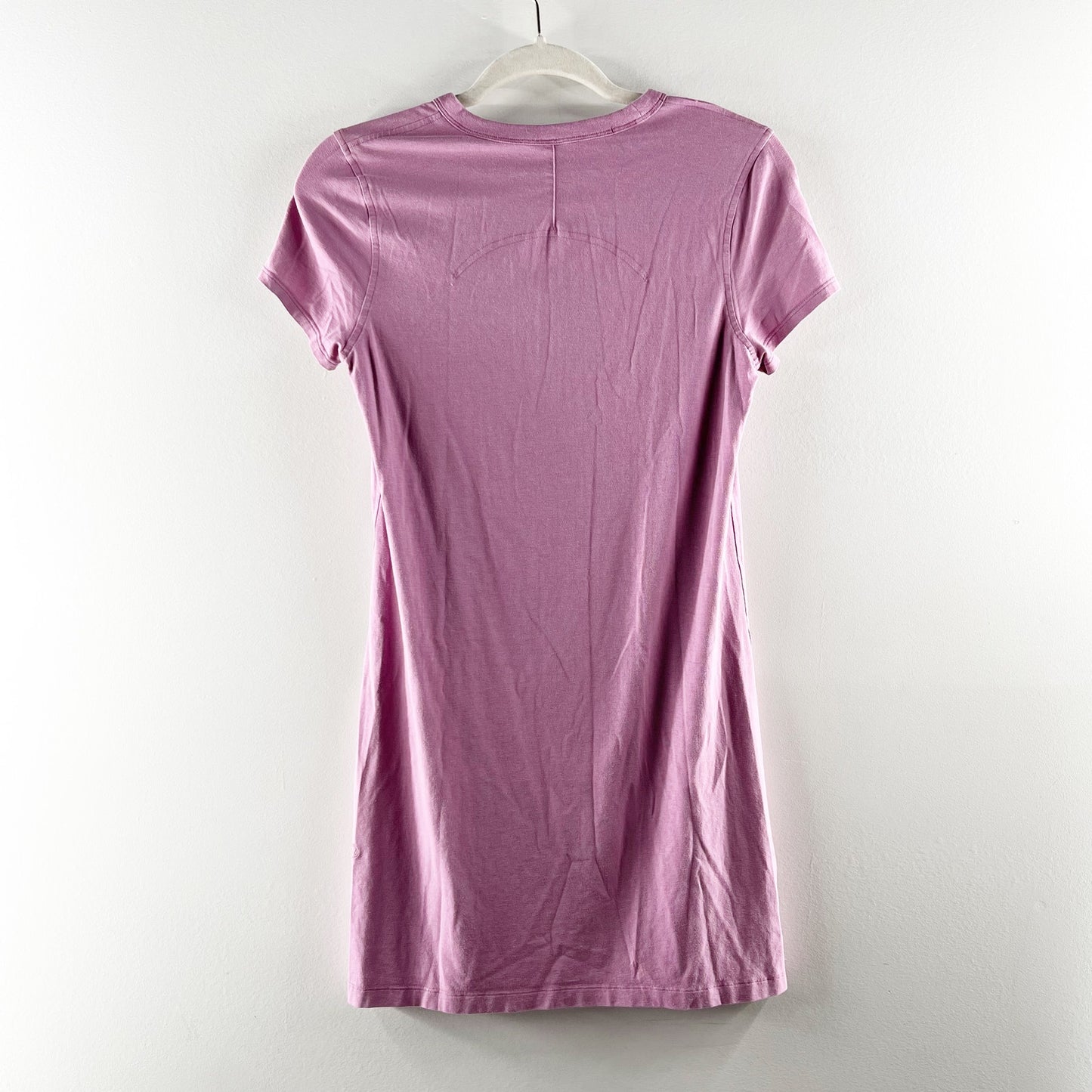 Lululemon Classic Fit Short Sleeve Cotton Mini Dress Purple Small