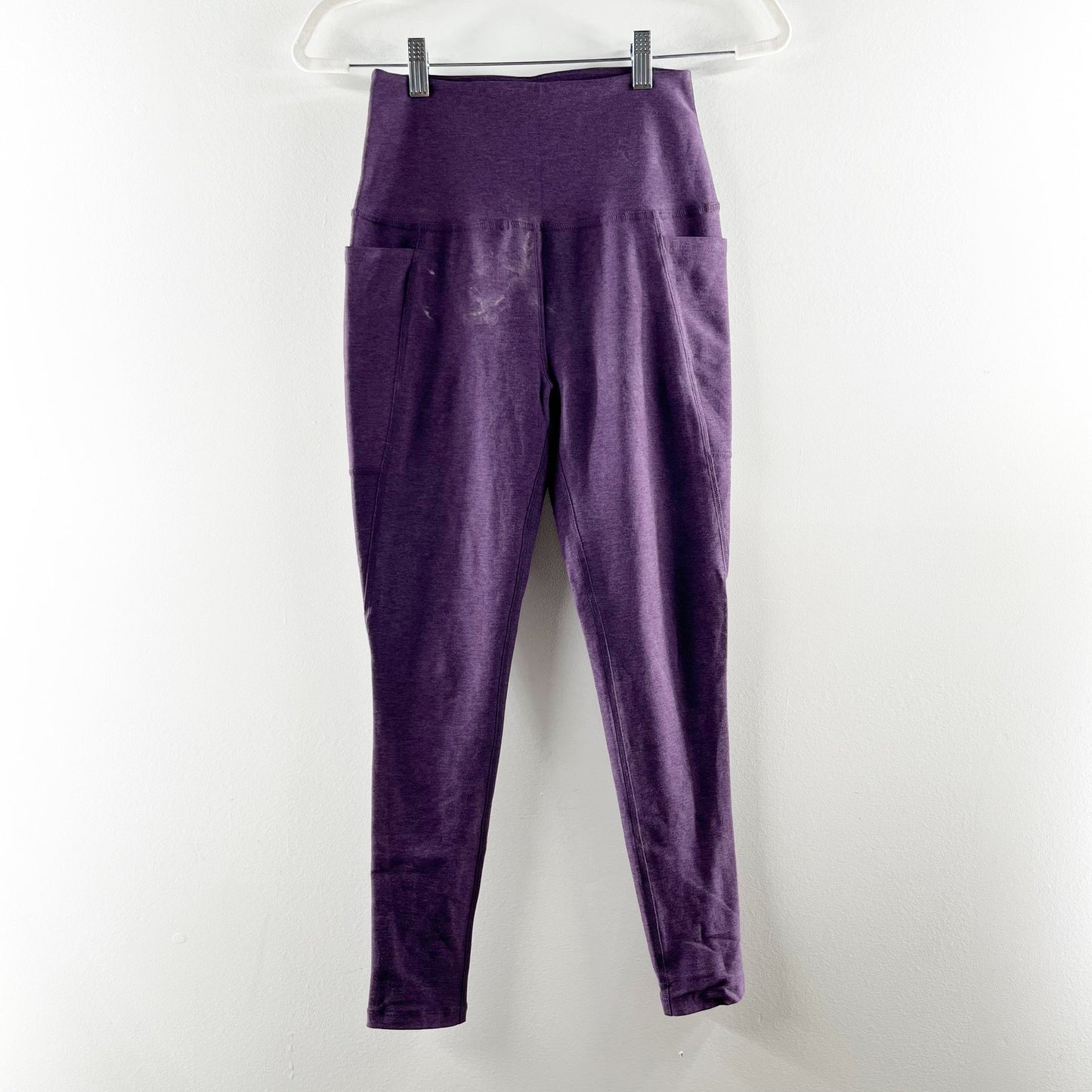 Beyond Yoga X Peloton High Rise Spacedye Side Pocket Leggings Purple Medium