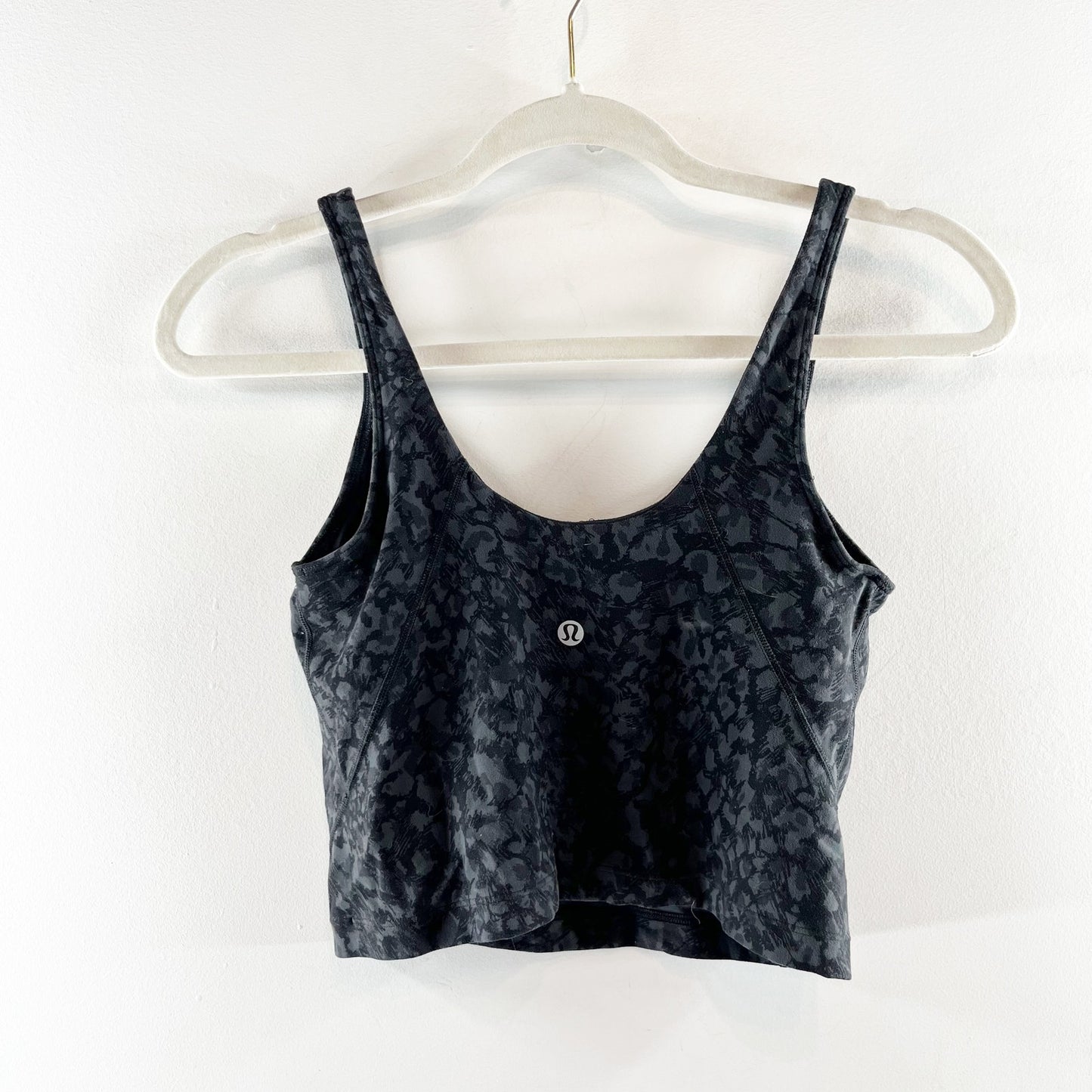 Lululemon Align Tank Wild Thing Camo Deep Coal Multi Black 6